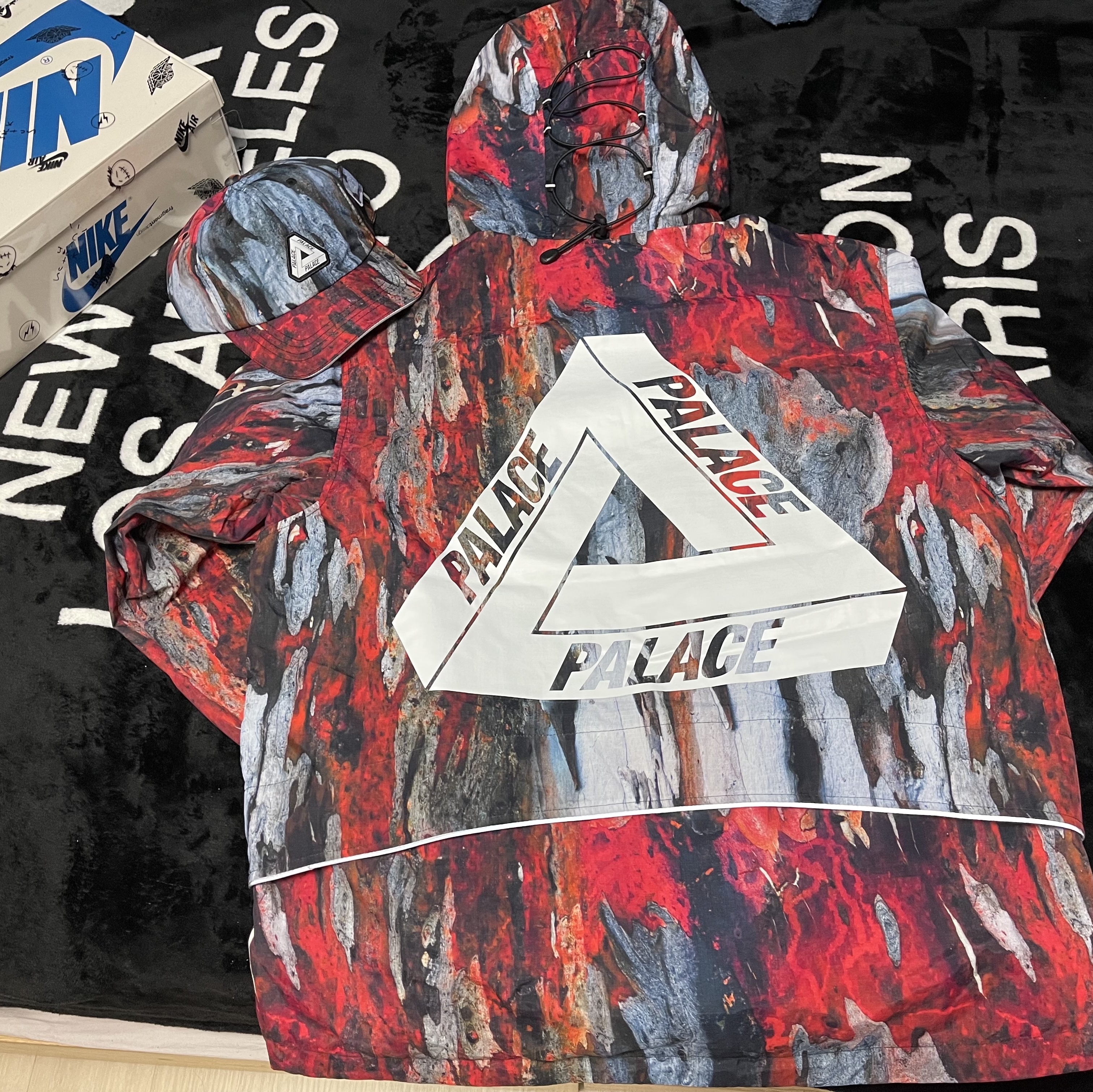 Palace Utility Jacket Tree Bark - 21FW 착용 스타일