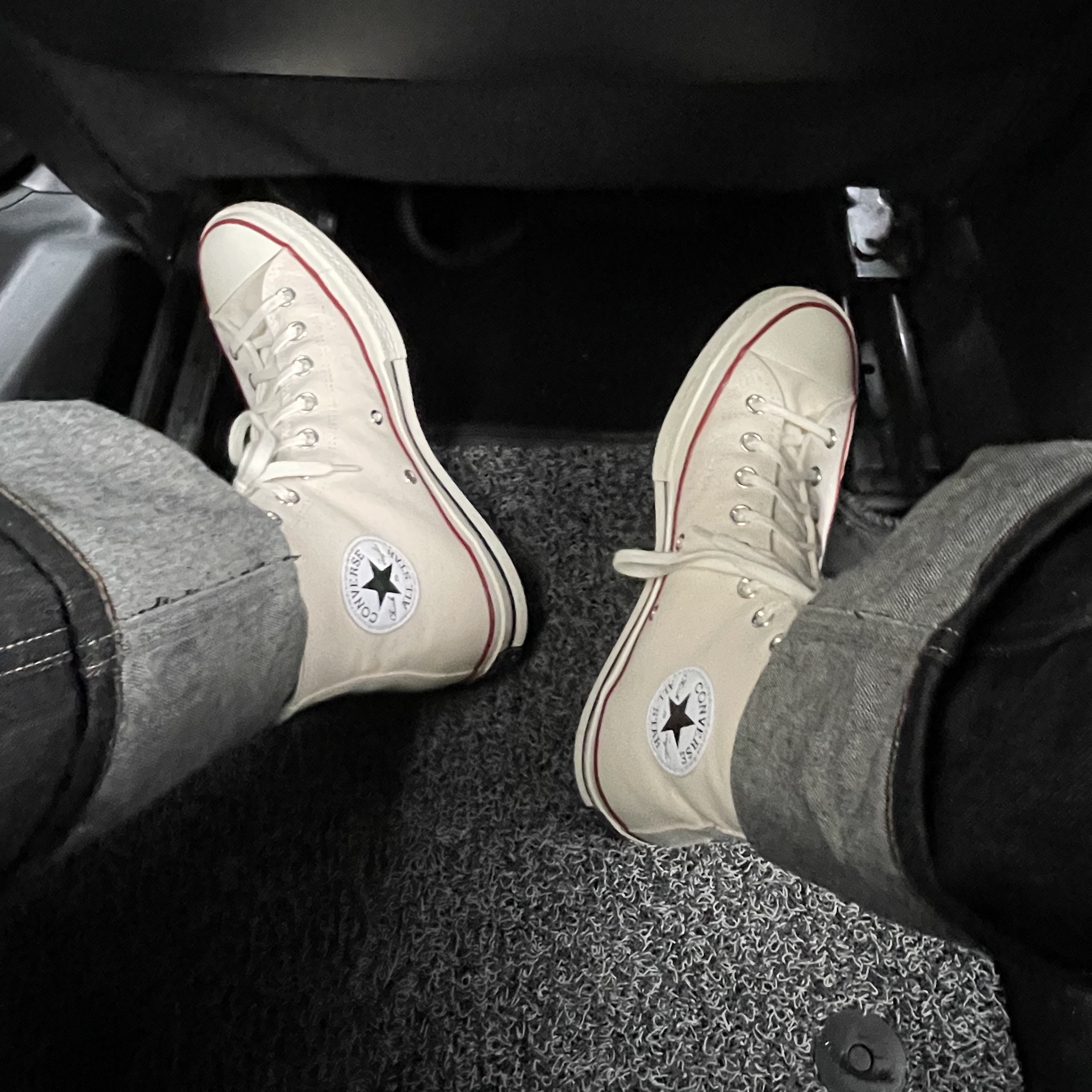 Converse Chuck 70 High Parchment 착용 스타일
