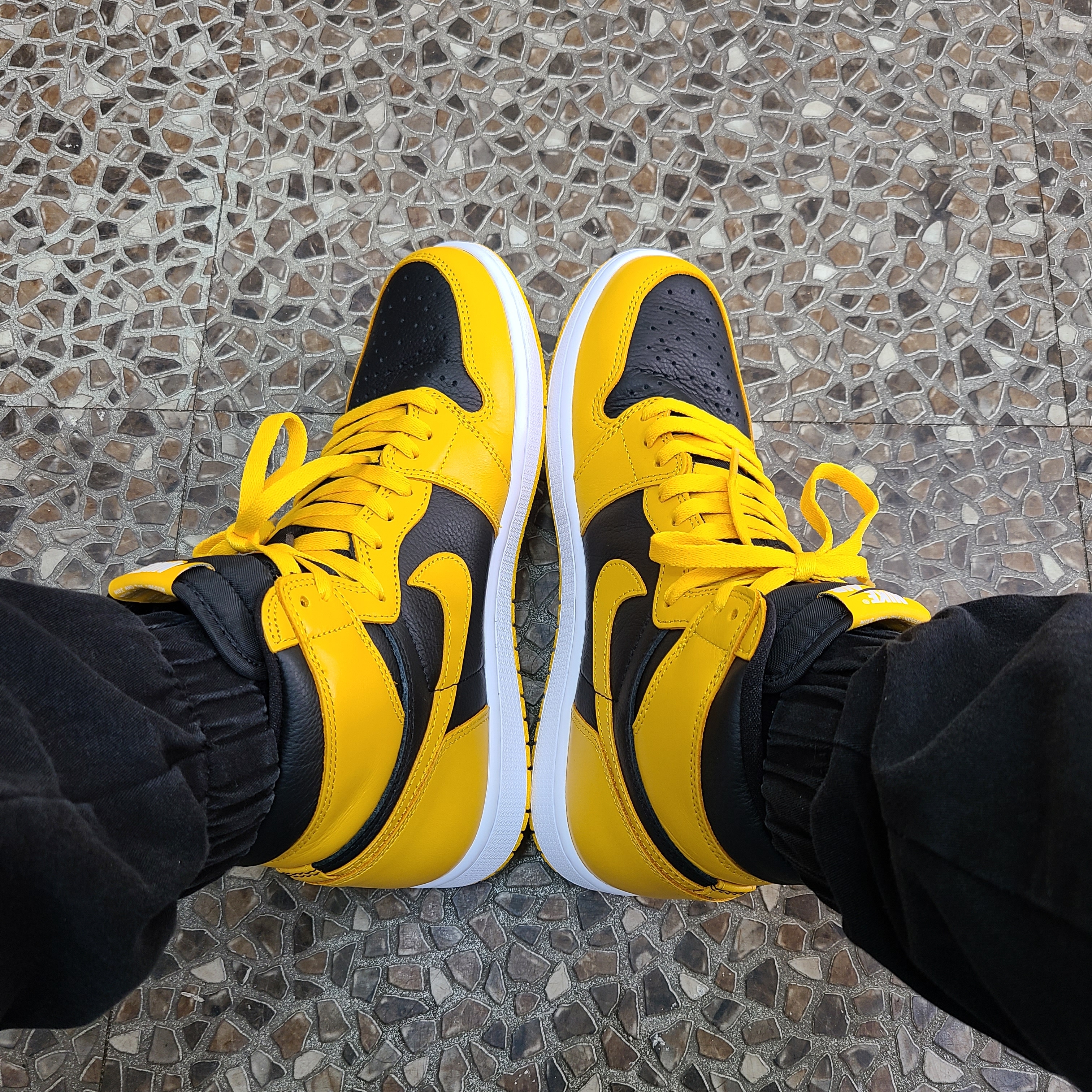 Jordan 1 Retro High OG Pollen 착용 스타일 - 1