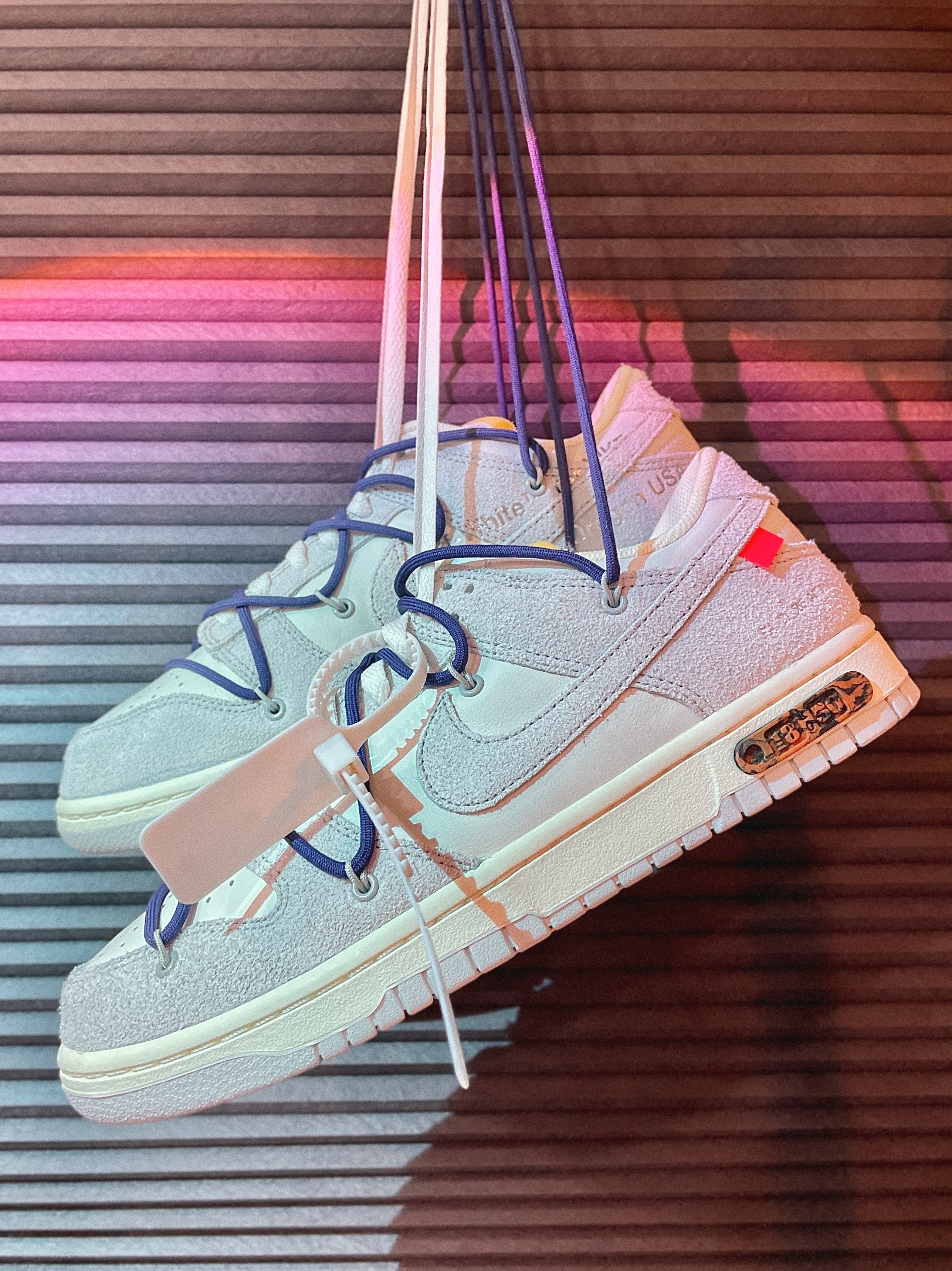 Nike x Off-White Dunk Low The 50 - Lot 18 착용 스타일 - 1