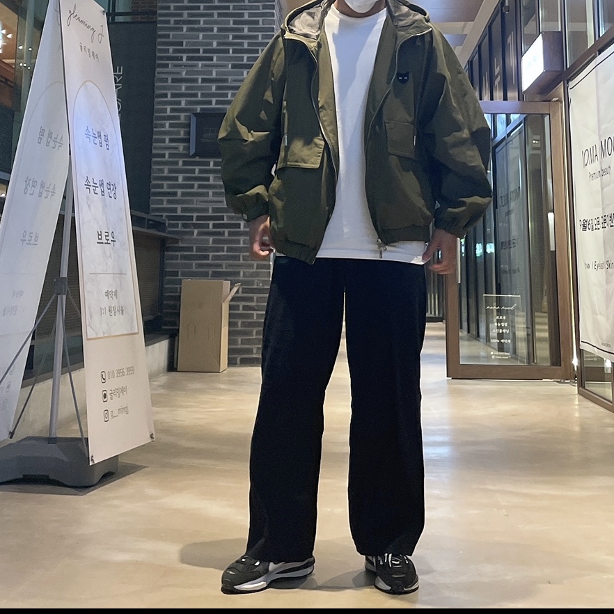 Nike x Sacai VaporWaffle Black White, Nike x Sacai x Fragment LDWaffle Blackened Blue 착용 스타일 - 1