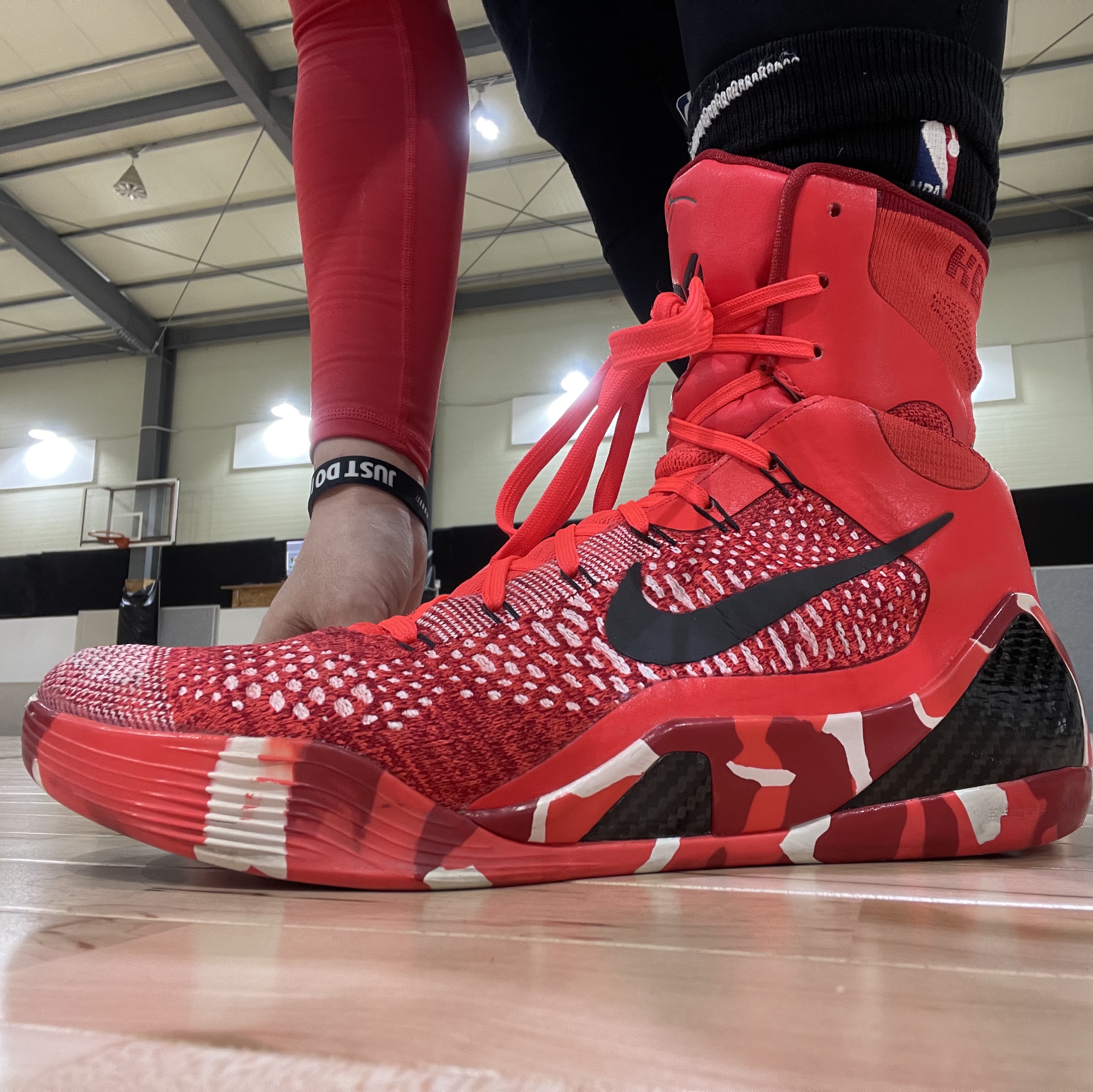 Nike Kobe 9 Elite Christmas 2014 착용 스타일