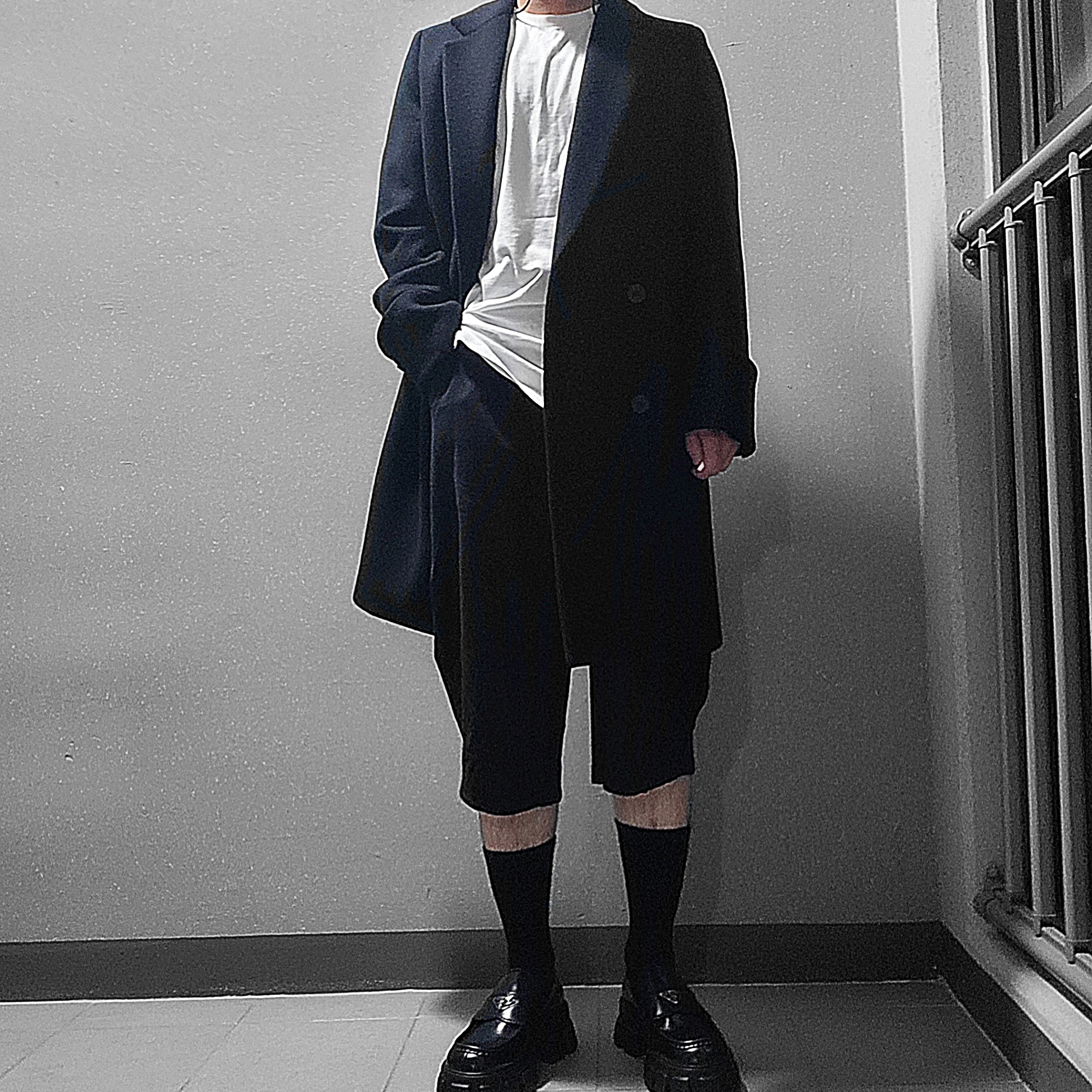 Prada America's Cup Sneakers Black 착용 스타일 - 1