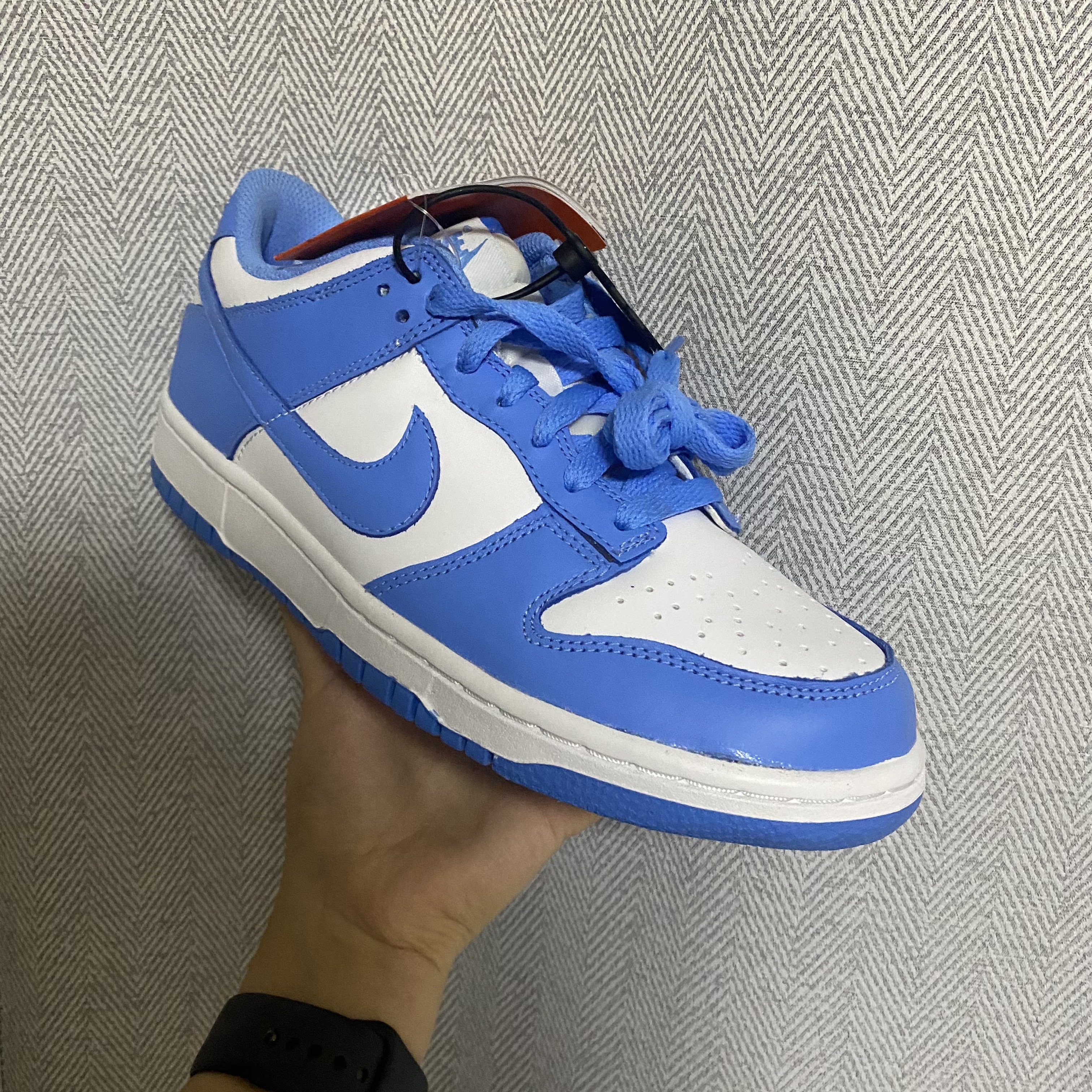 (GS) Nike Dunk Low University Blue 착용 스타일
