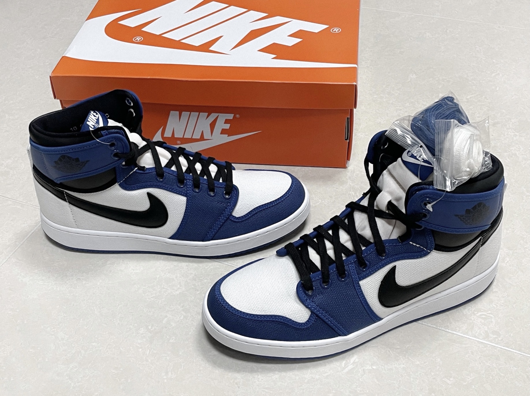 Jordan 1 KO Storm Blue 착용 스타일 - 1