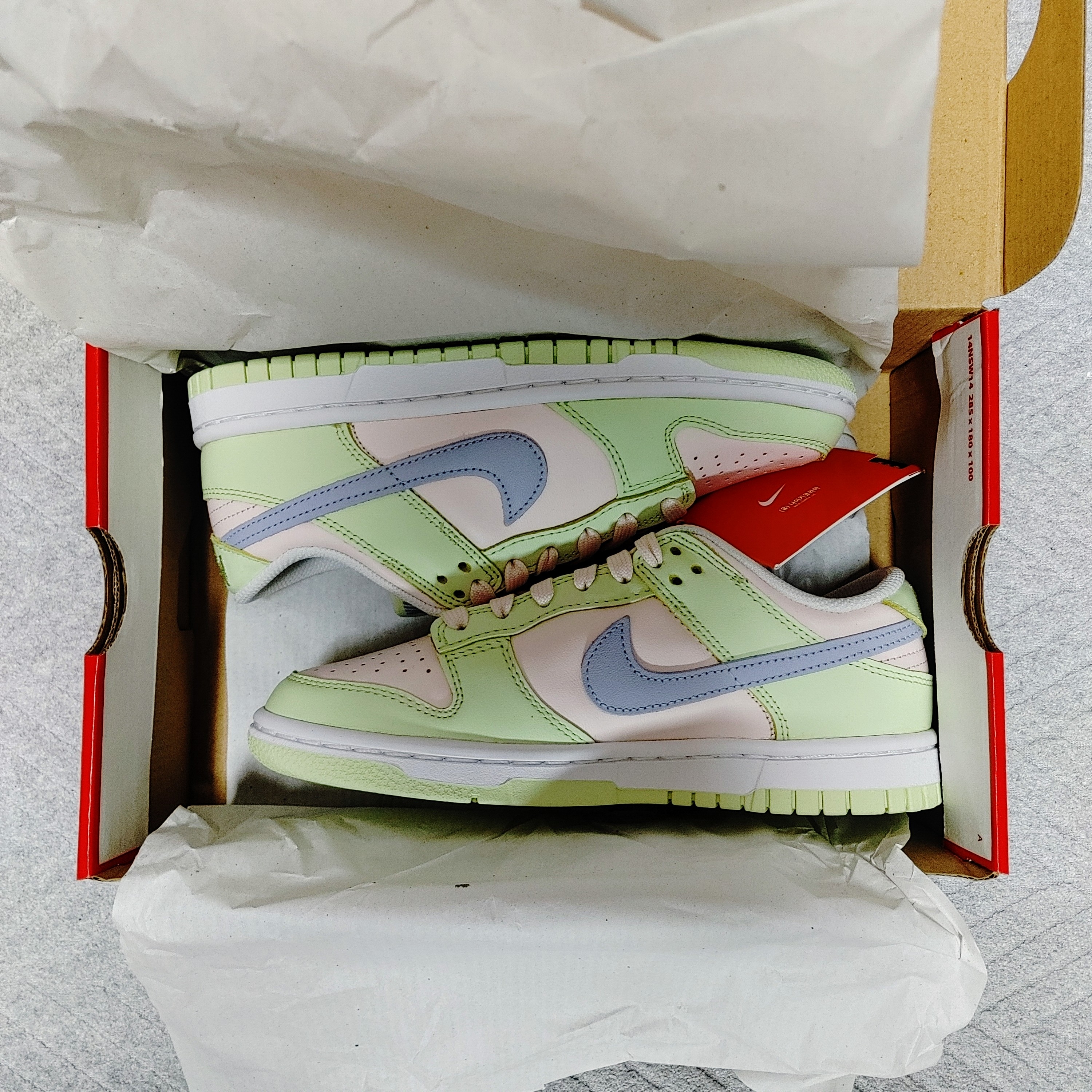 (W) Nike Dunk Low Light Soft Pink ์ฐฉ์ฉ ์คํ์ผ - 4