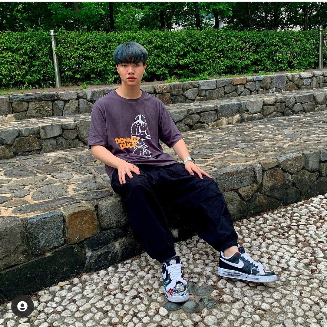 Nike x Peaceminusone Air Force 1 Low Para-Noise 착용 스타일