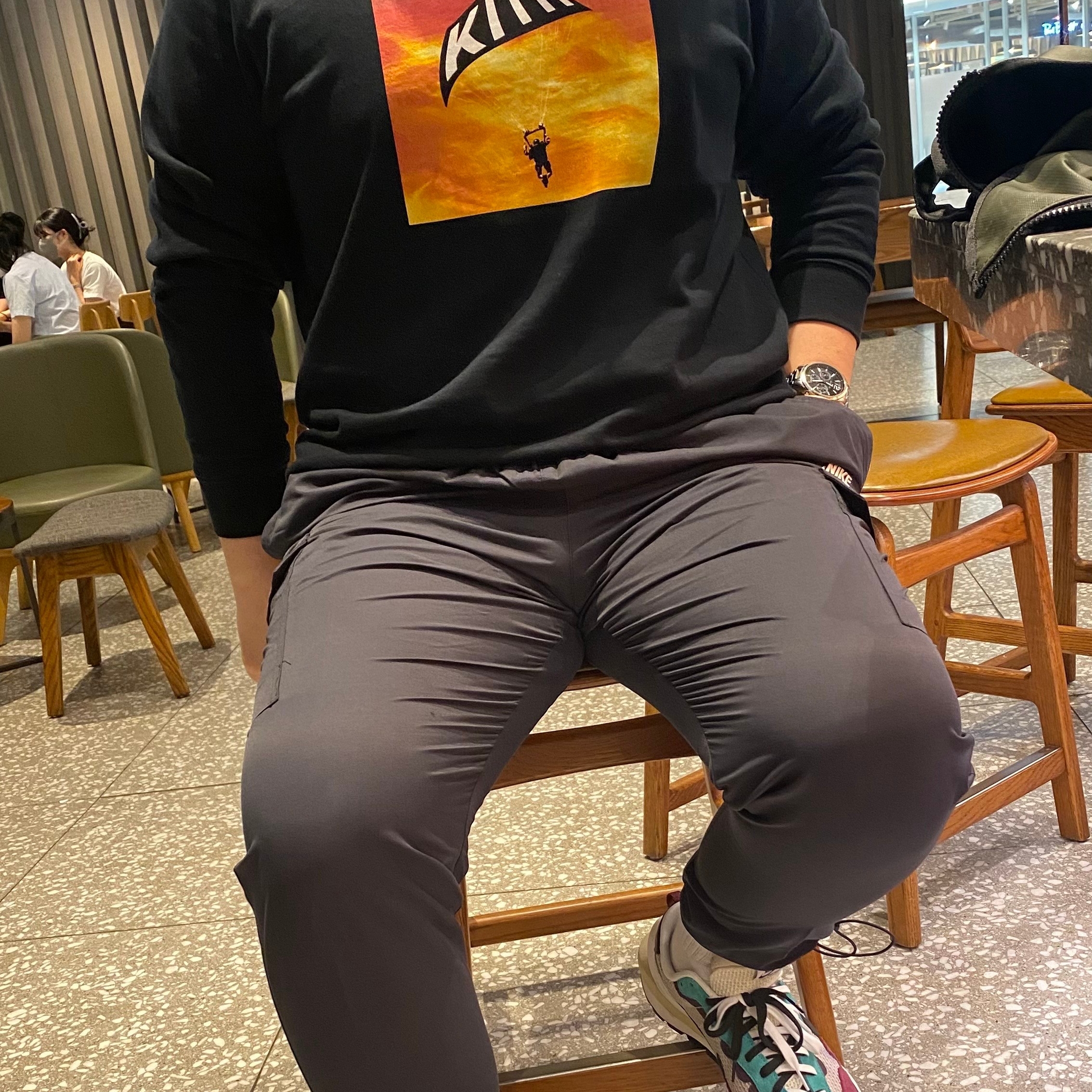 Nike x Sacai VaporWaffle String & Black Villain Red 착용 스타일
