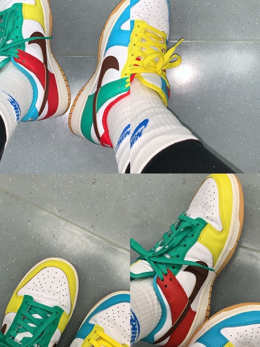Nike Dunk Low SE Free.99 White 착용 스타일