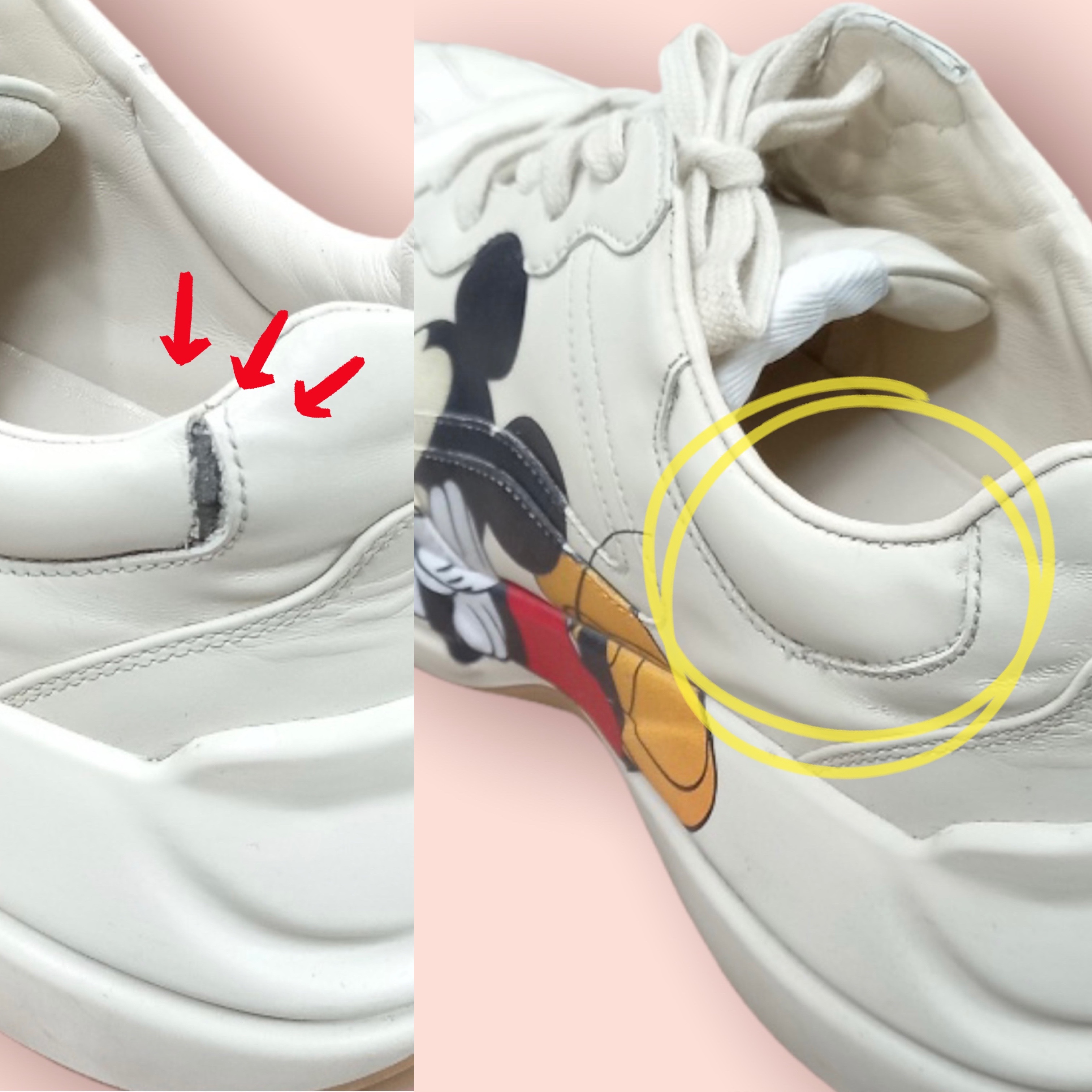 Gucci x Disney Rhyton Mickey Mouse 착용 스타일