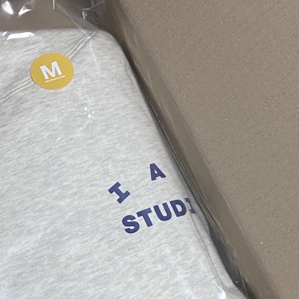 IAB Studio Hoodie Oatmeal Gray - 21SS 착용 스타일 - 2