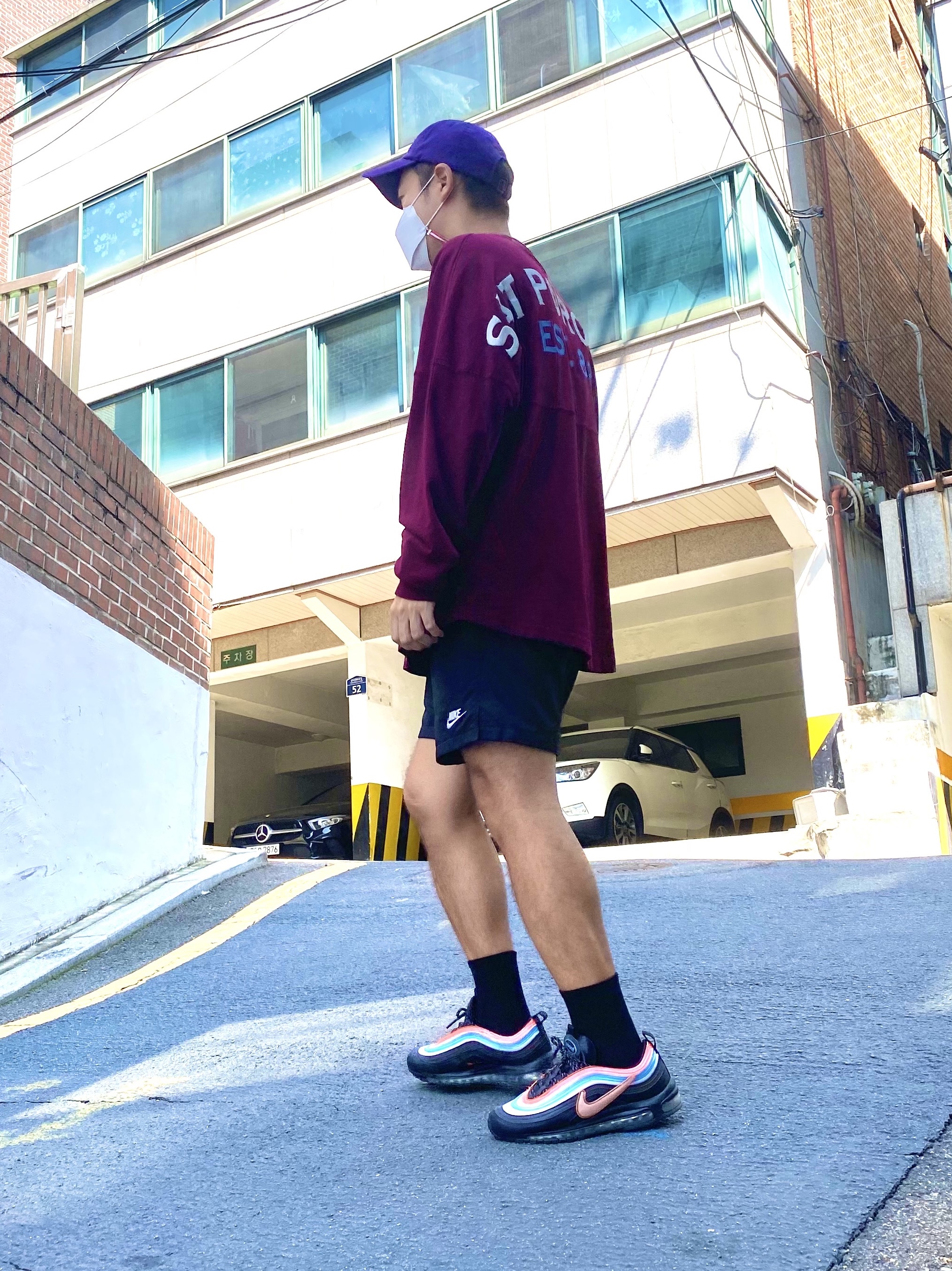 Nike Air Max 97 Neon Seoul 착용 스타일 - 3