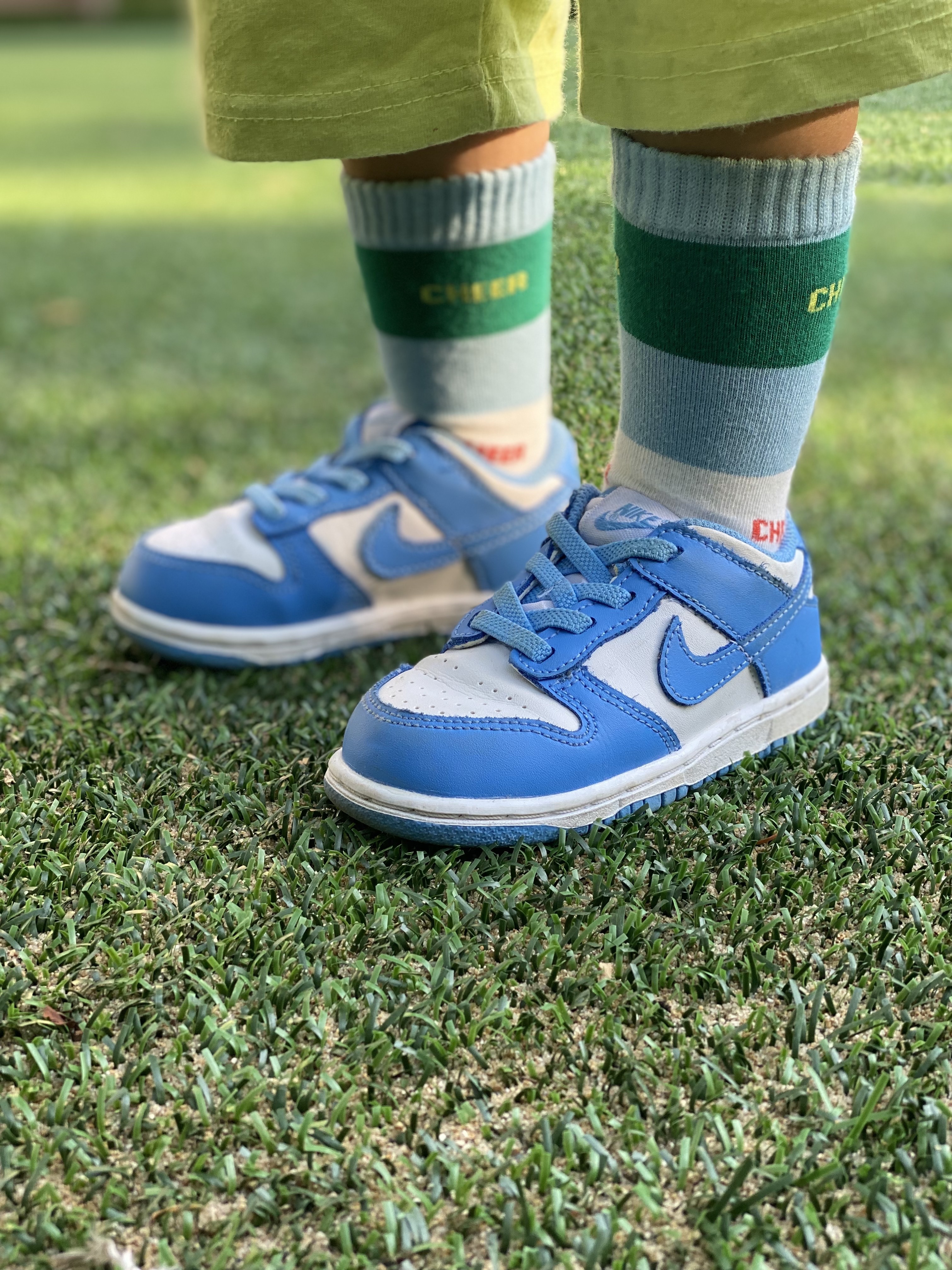 (TD) Nike Dunk Low University Blue 착용 스타일 - 1