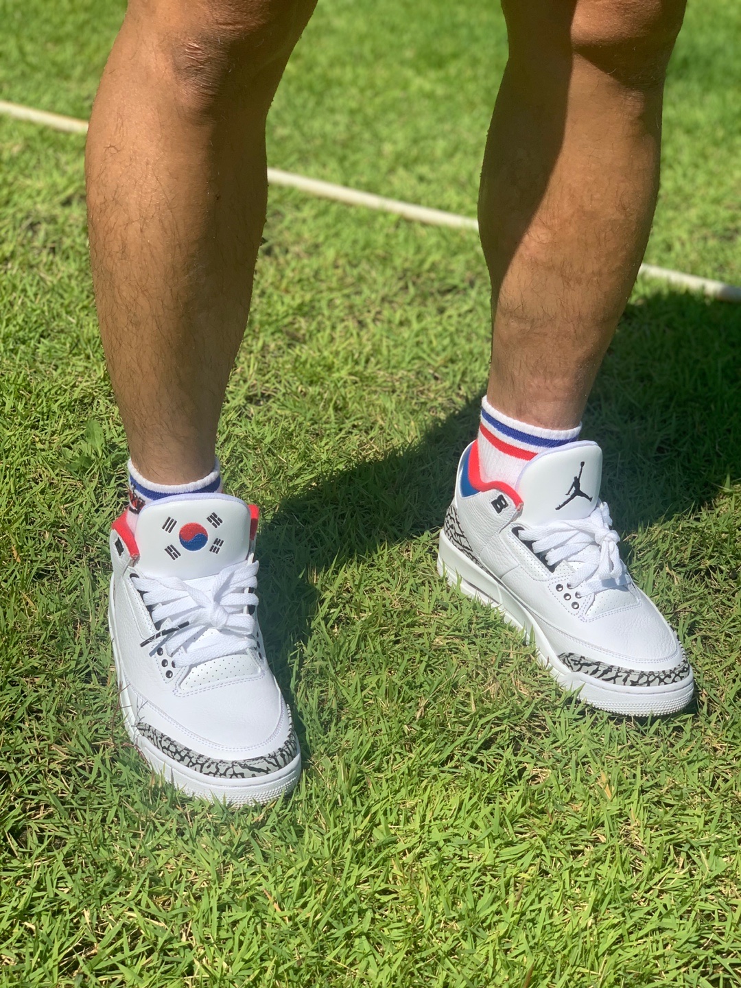 (W) Jordan 3 Retro Seoul, Nike NRG AW84 USA Camp Cap 착용 스타일 - 2