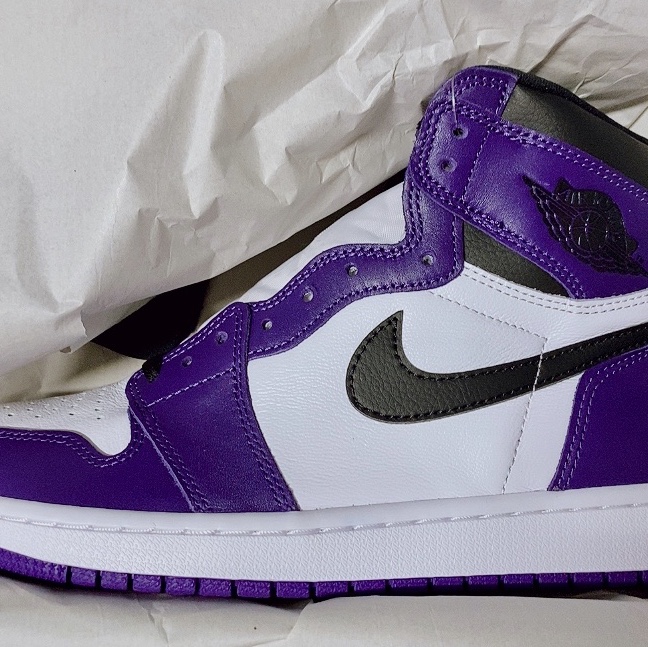Jordan 1 Retro High OG Court Purple 2020 착용 스타일 - 4