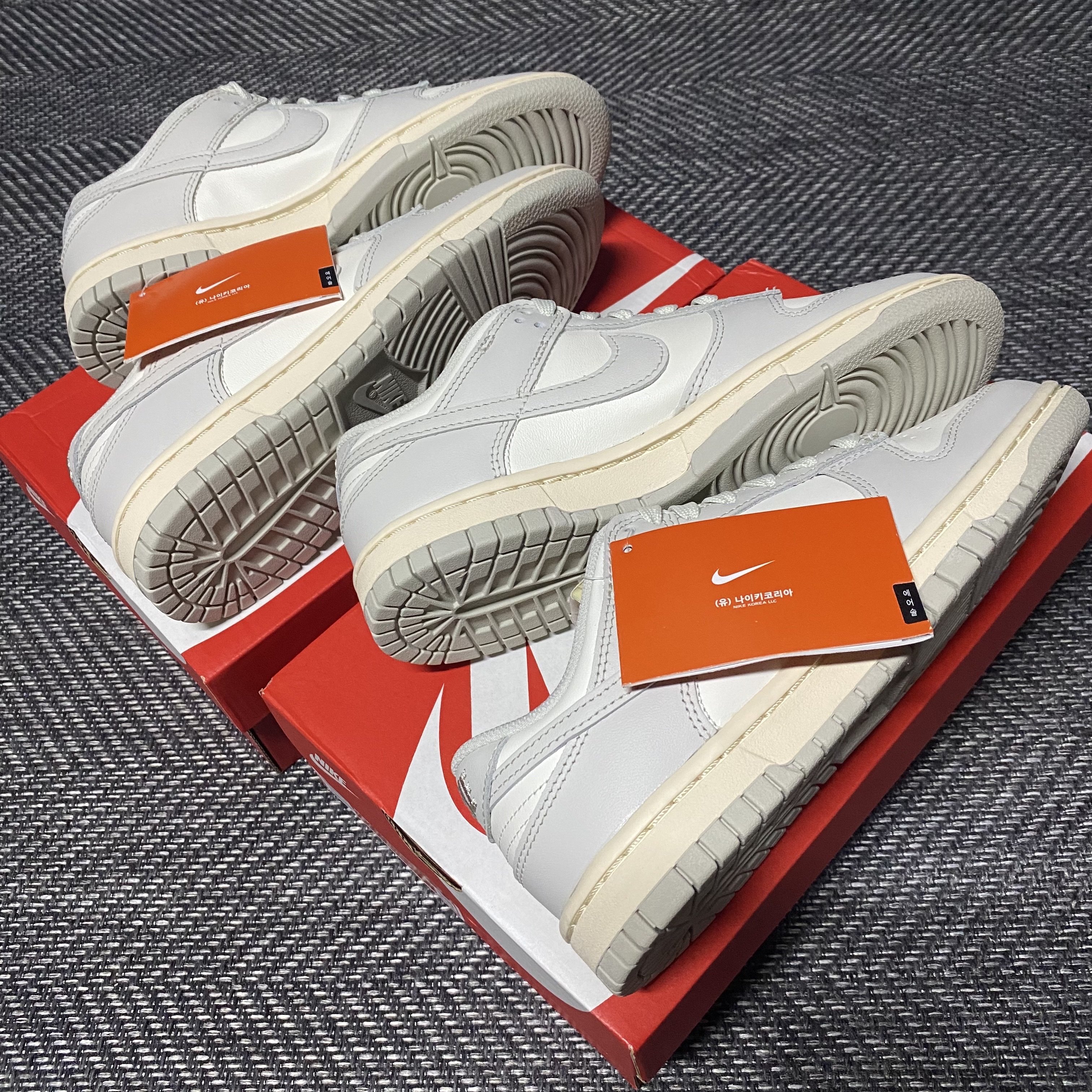 (W) Nike Dunk Low Light Bone 착용 스타일