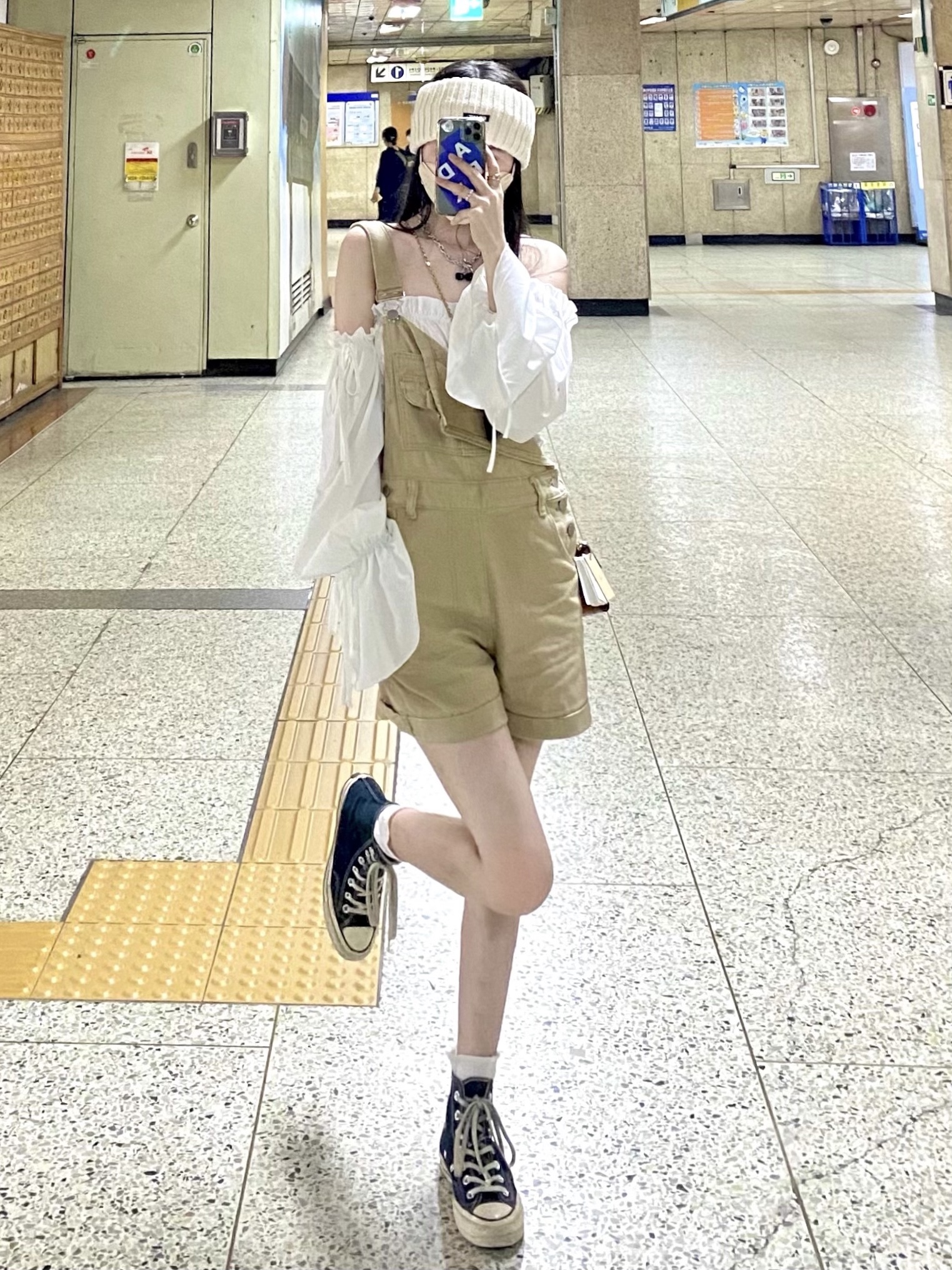 Converse Chuck 70 Hi Black 착용 스타일 - 1