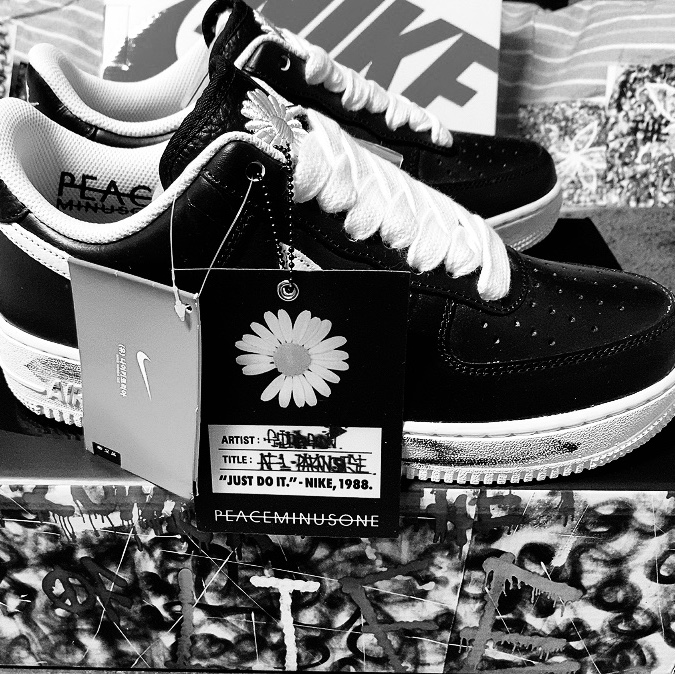 Nike x Peaceminusone Air Force 1 Low Para-Noise 착용 스타일 - 5