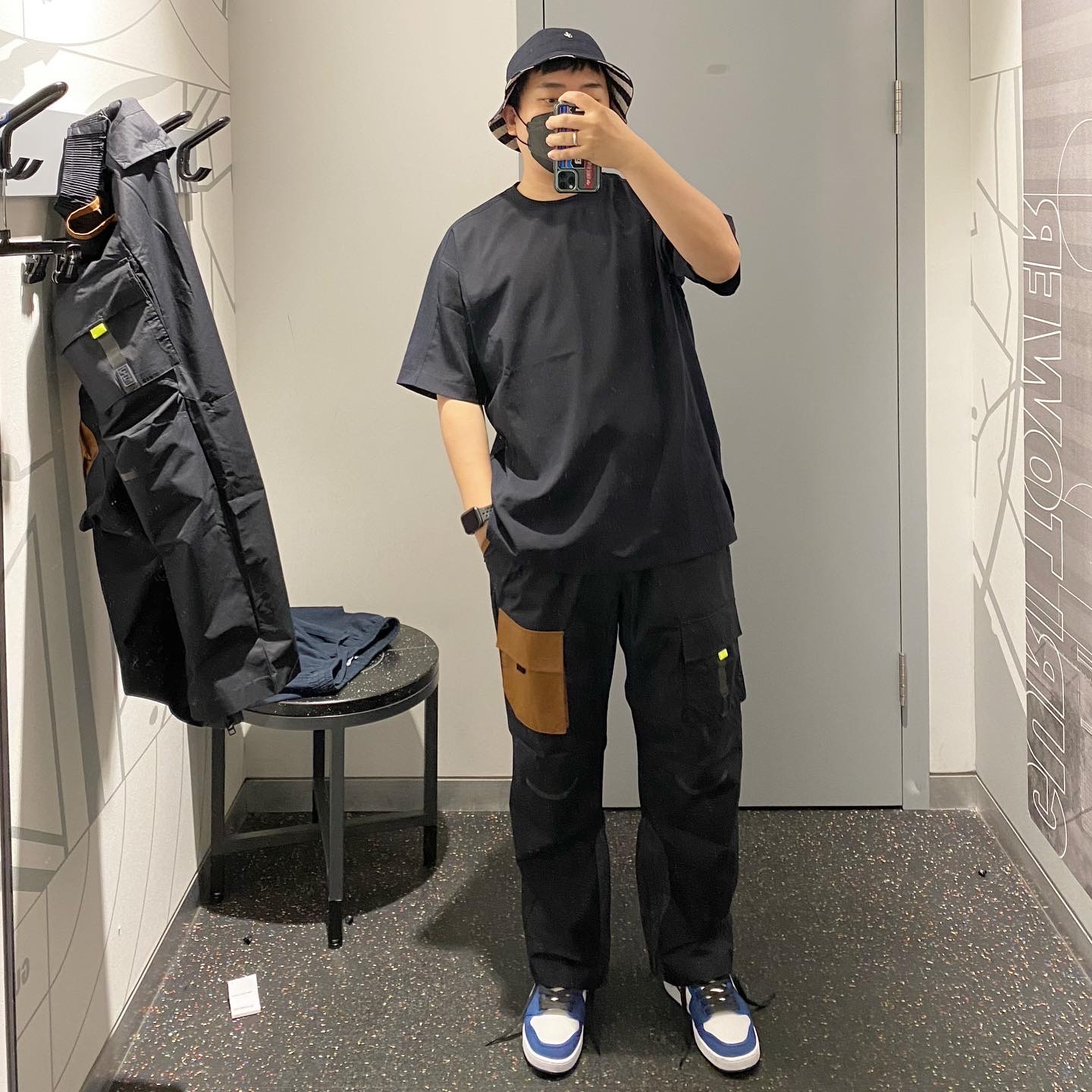 Jordan 1 KO Storm Blue 착용 스타일 - 1