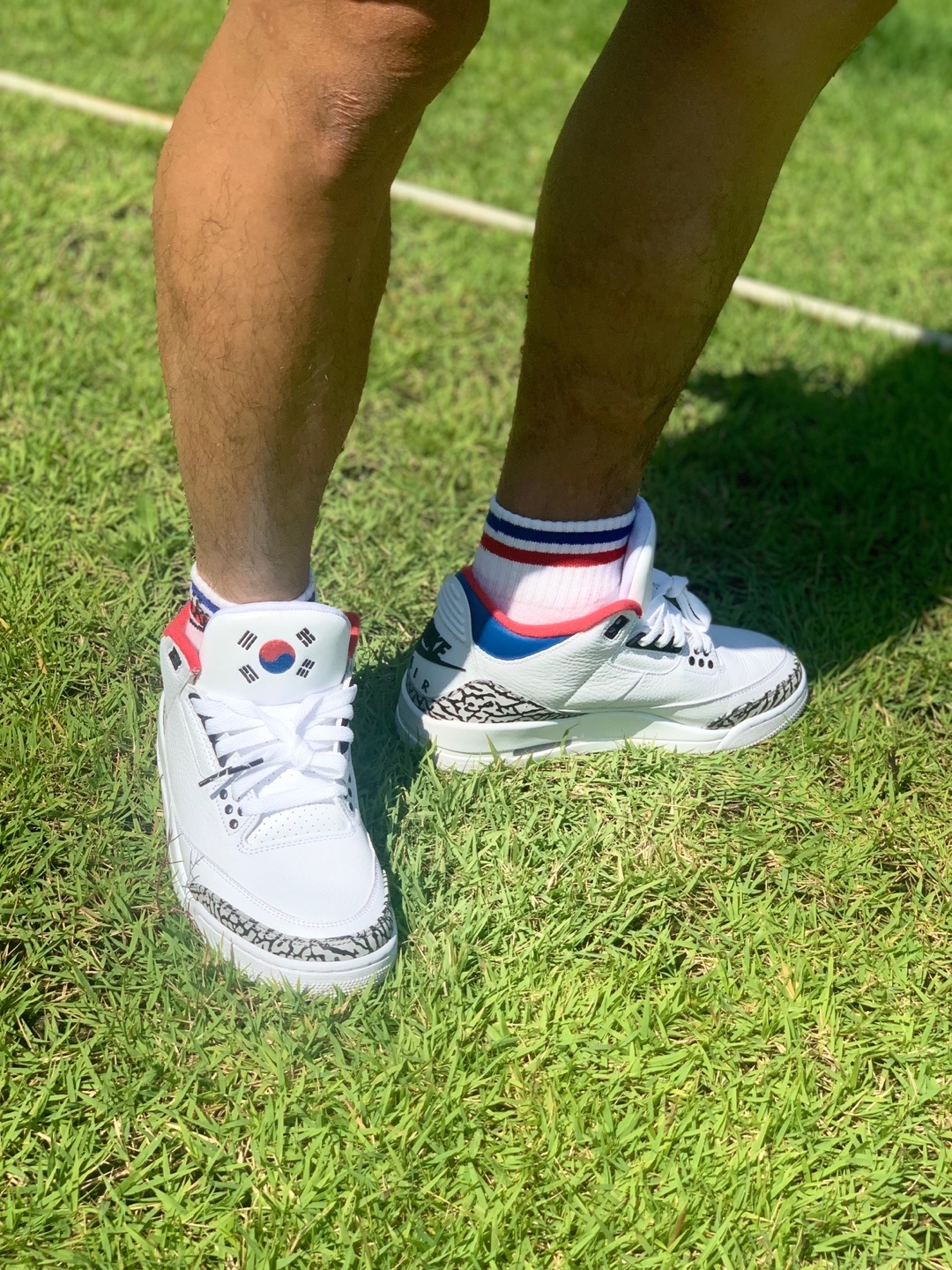 (W) Jordan 3 Retro Seoul, Nike NRG AW84 USA Camp Cap 착용 스타일 - 3