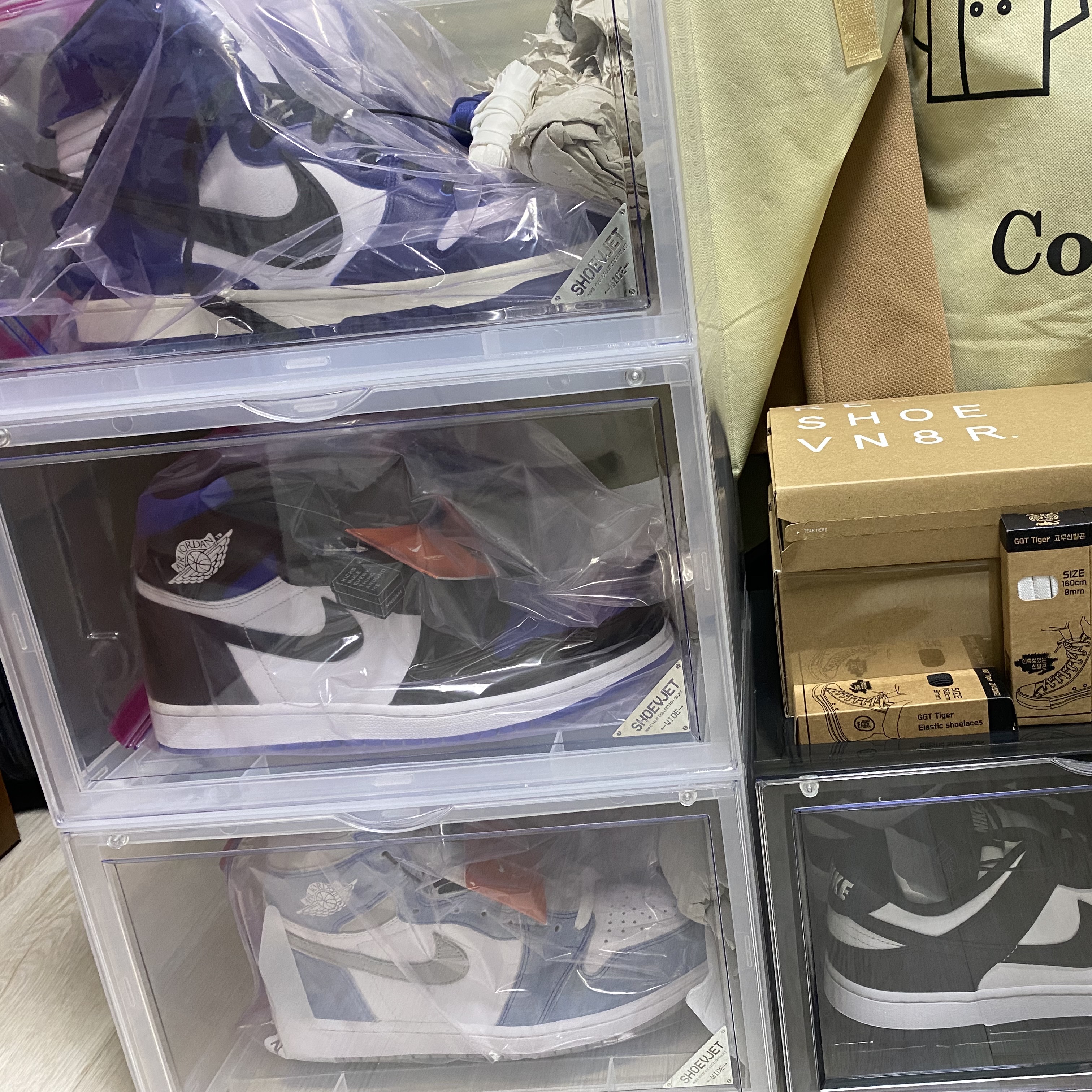 Jordan 1 Retro High OG Hyper Royal, Jordan 1 Retro High OG Royal Toe 착용 스타일