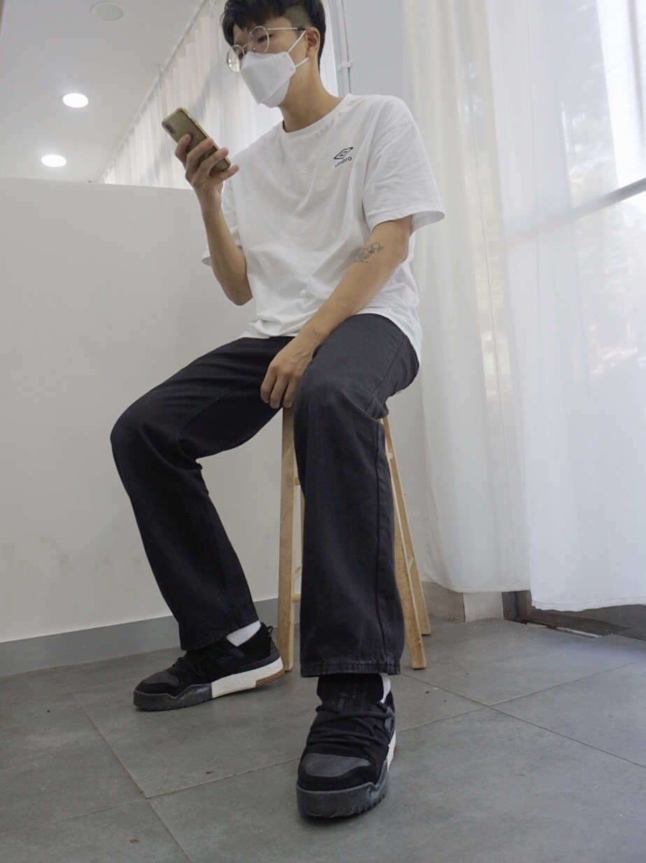 Adidas x Alexander Wang B-Ball Lo Green Night 착용 스타일