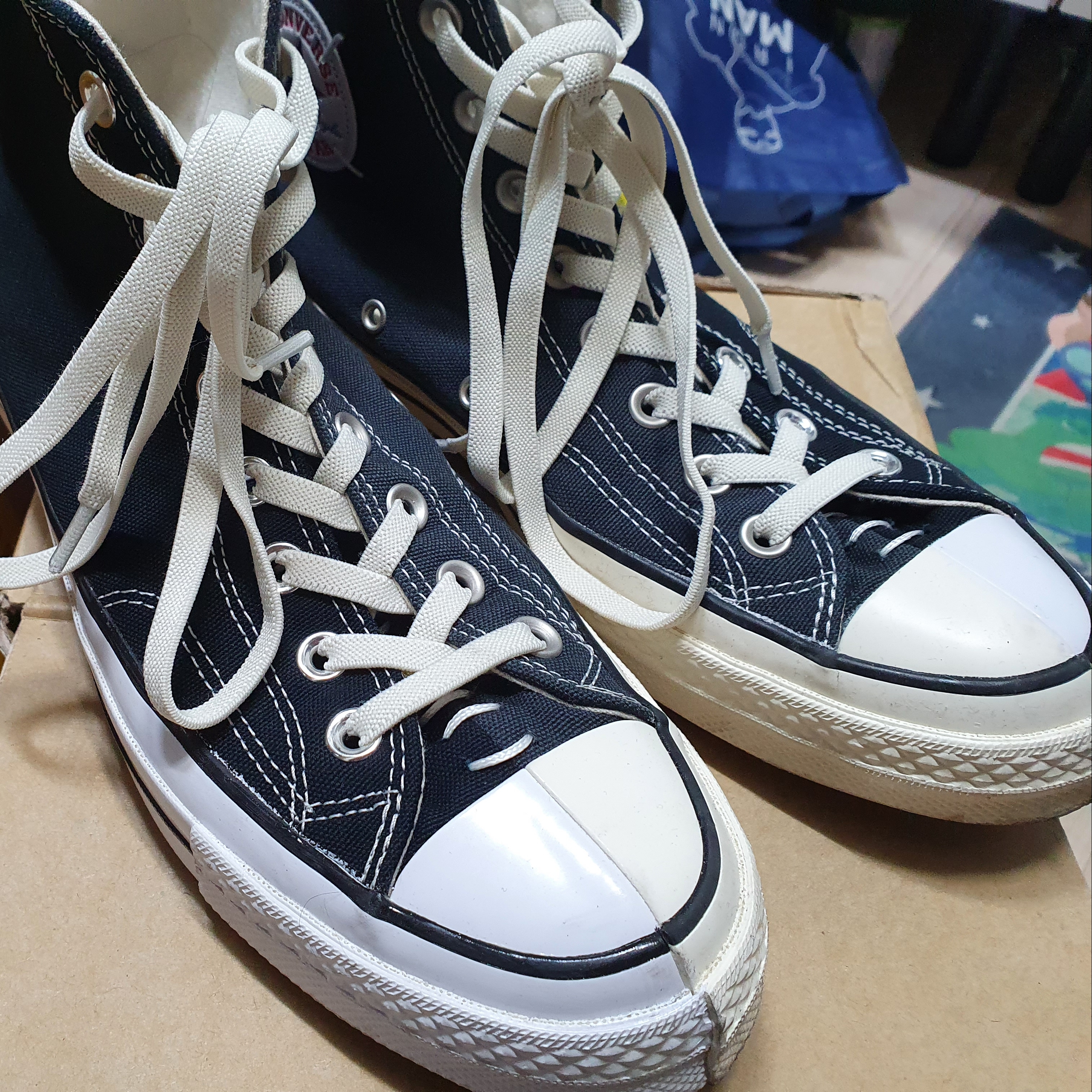 Converse x Slam Jam Chuck 70 Hi Reconstructed Black 착용 스타일