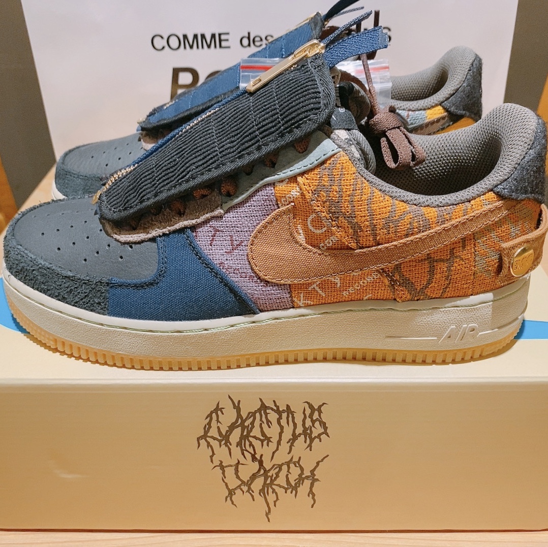 Nike x Travis Scott Air Force 1 Low Cactus Jack 착용 스타일 - 5
