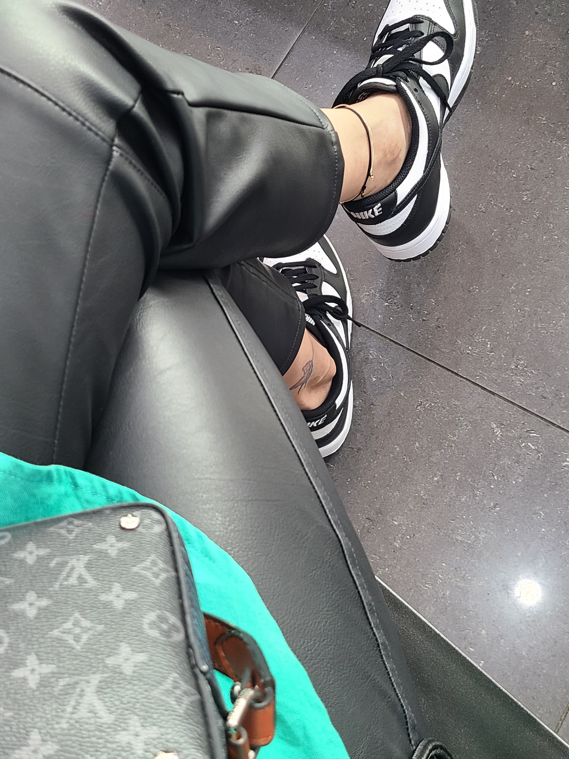 (W) Nike Dunk Low Black, Nike Dunk Low Retro Black 착용 스타일