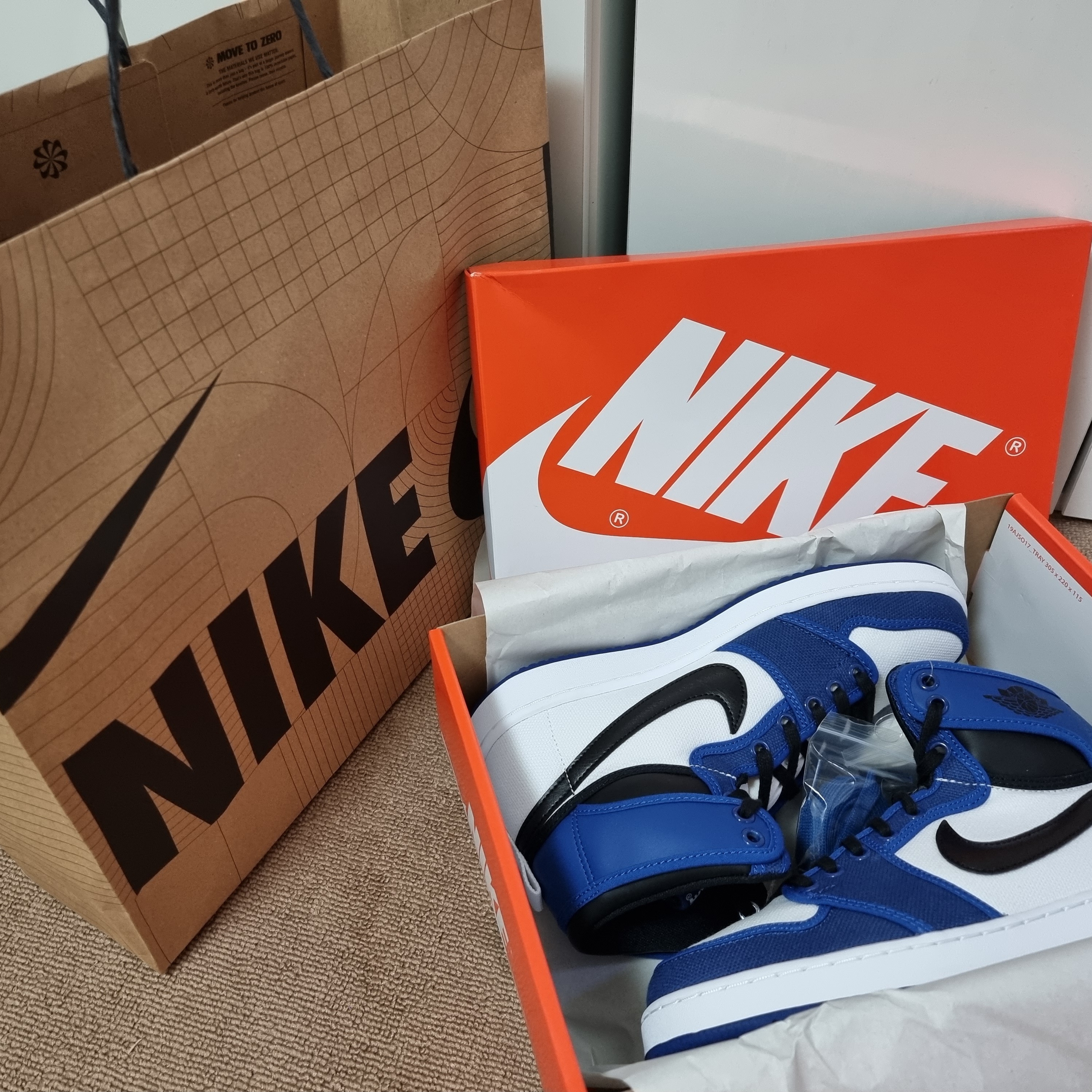 Jordan 1 KO Storm Blue 착용 스타일 - 2