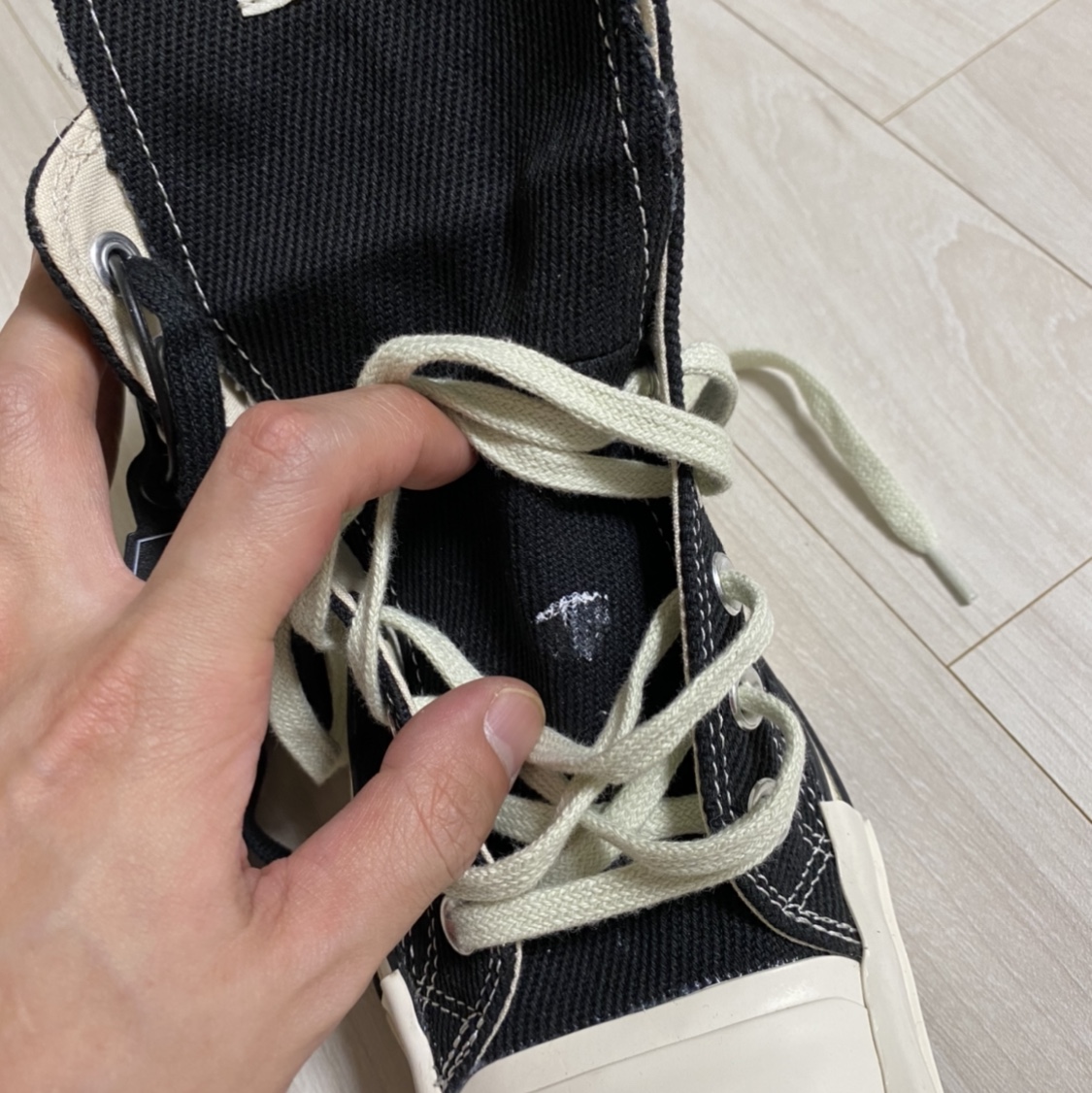 Converse x Drkshdw Turbodrk Chuck 70 Hi Black 착용 스타일 - 2
