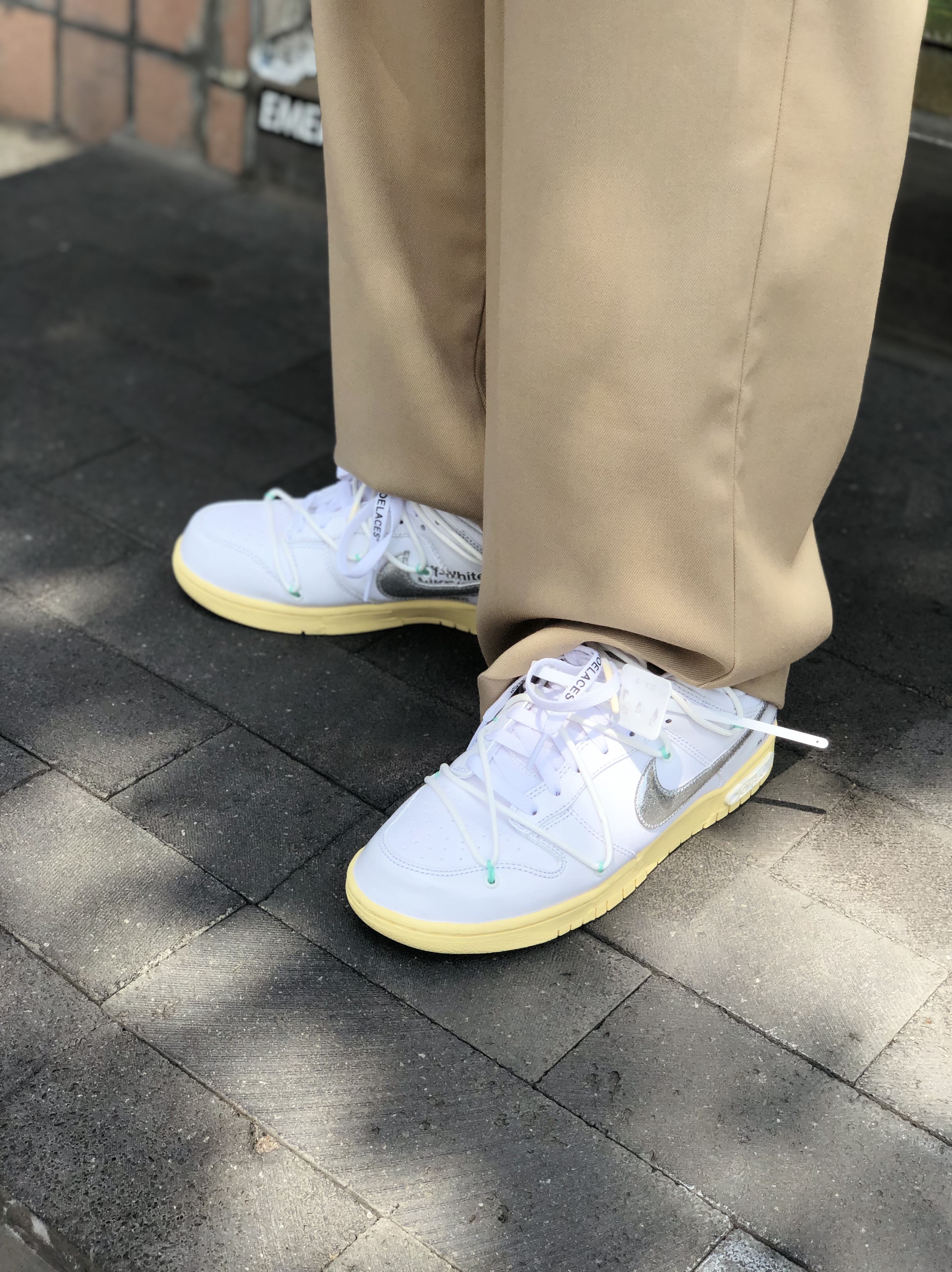 Nike x Off-White Dunk Low The 50 - Lot 1 착용 스타일