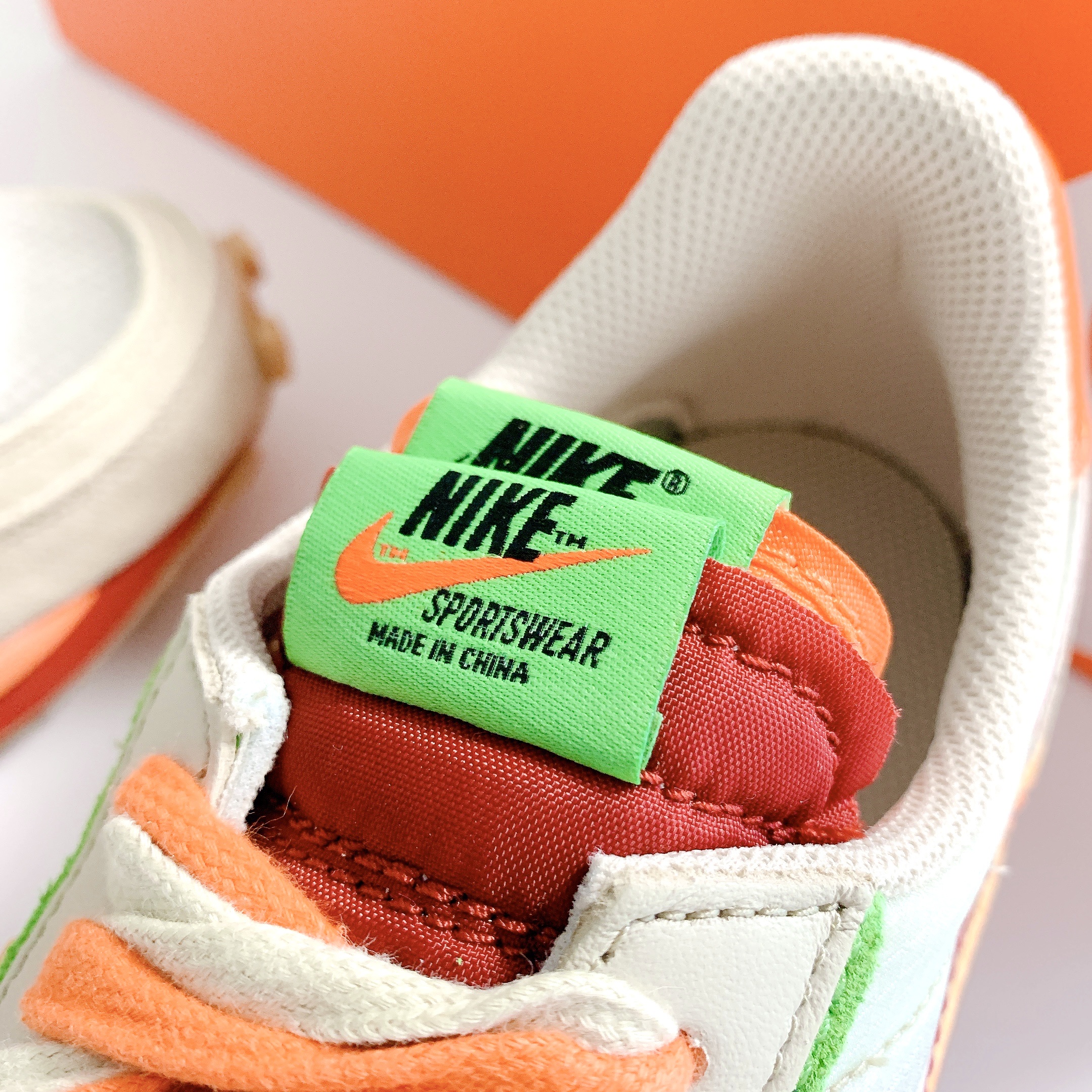 Nike x Sacai x Clot LDWaffle Orange Blaze 착용 스타일 - 3