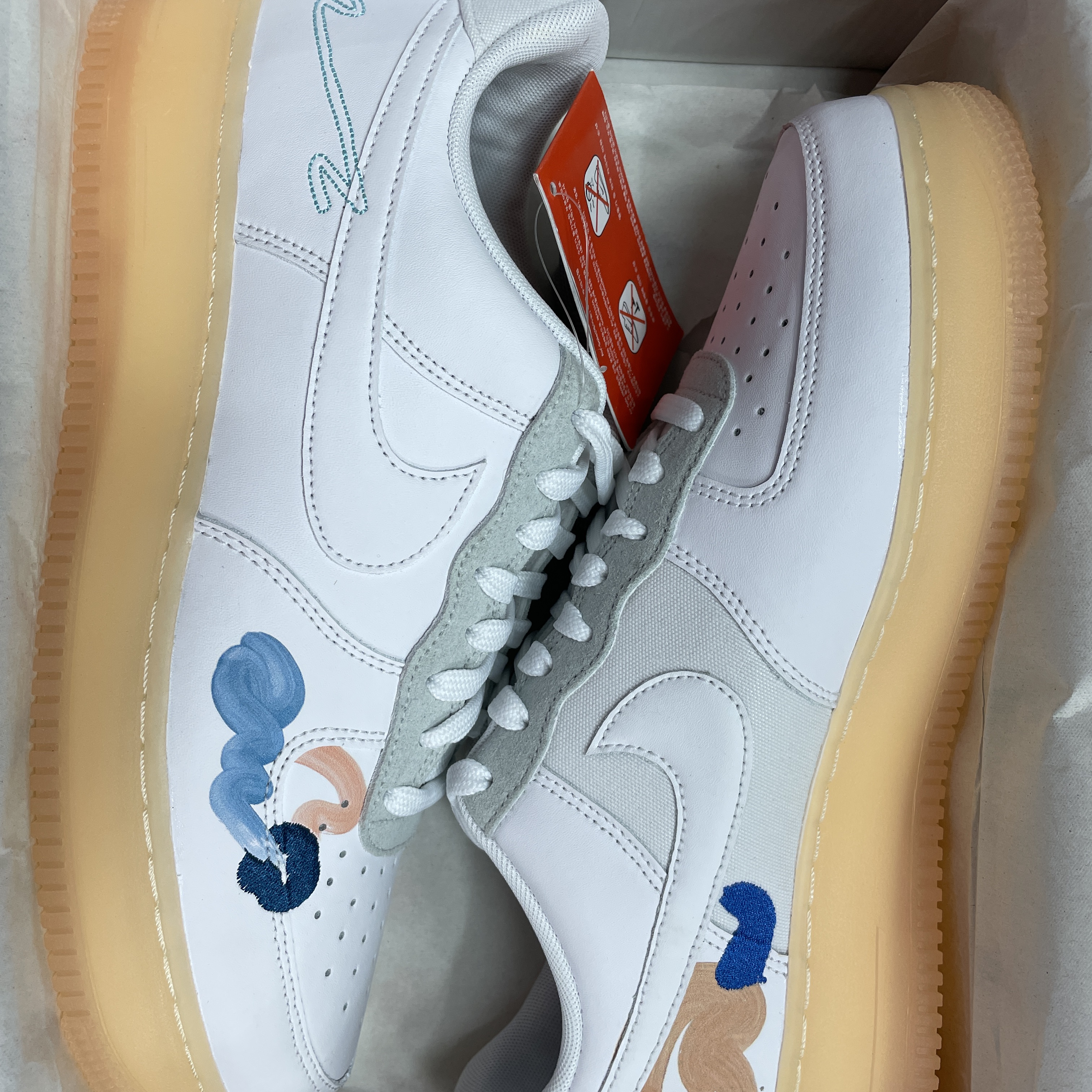 Nike x Mayumi Yamase Air Force 1 Flyleather Solar Red 착용 스타일