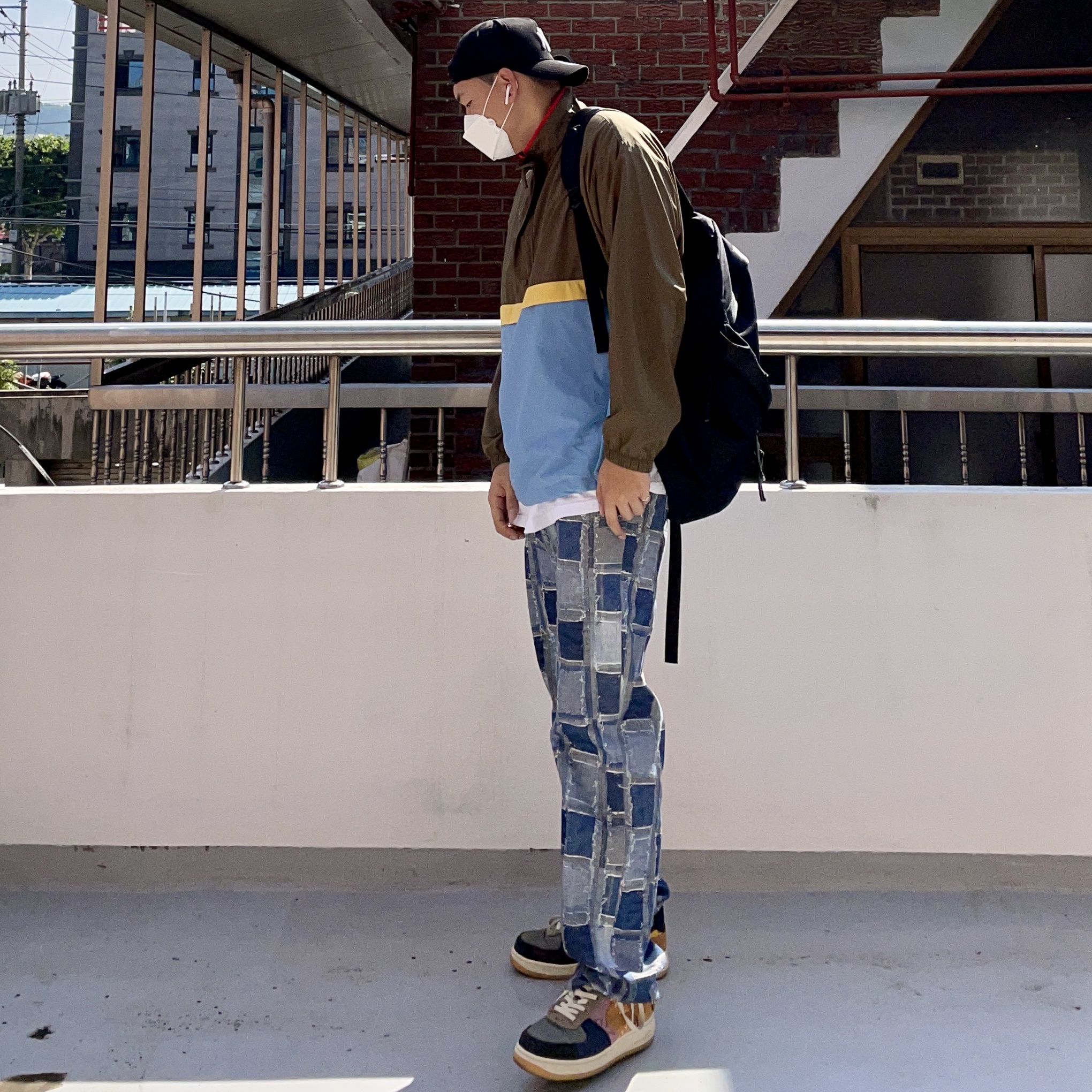 Nike x Travis Scott Air Force 1 Low Cactus Jack 착용 스타일