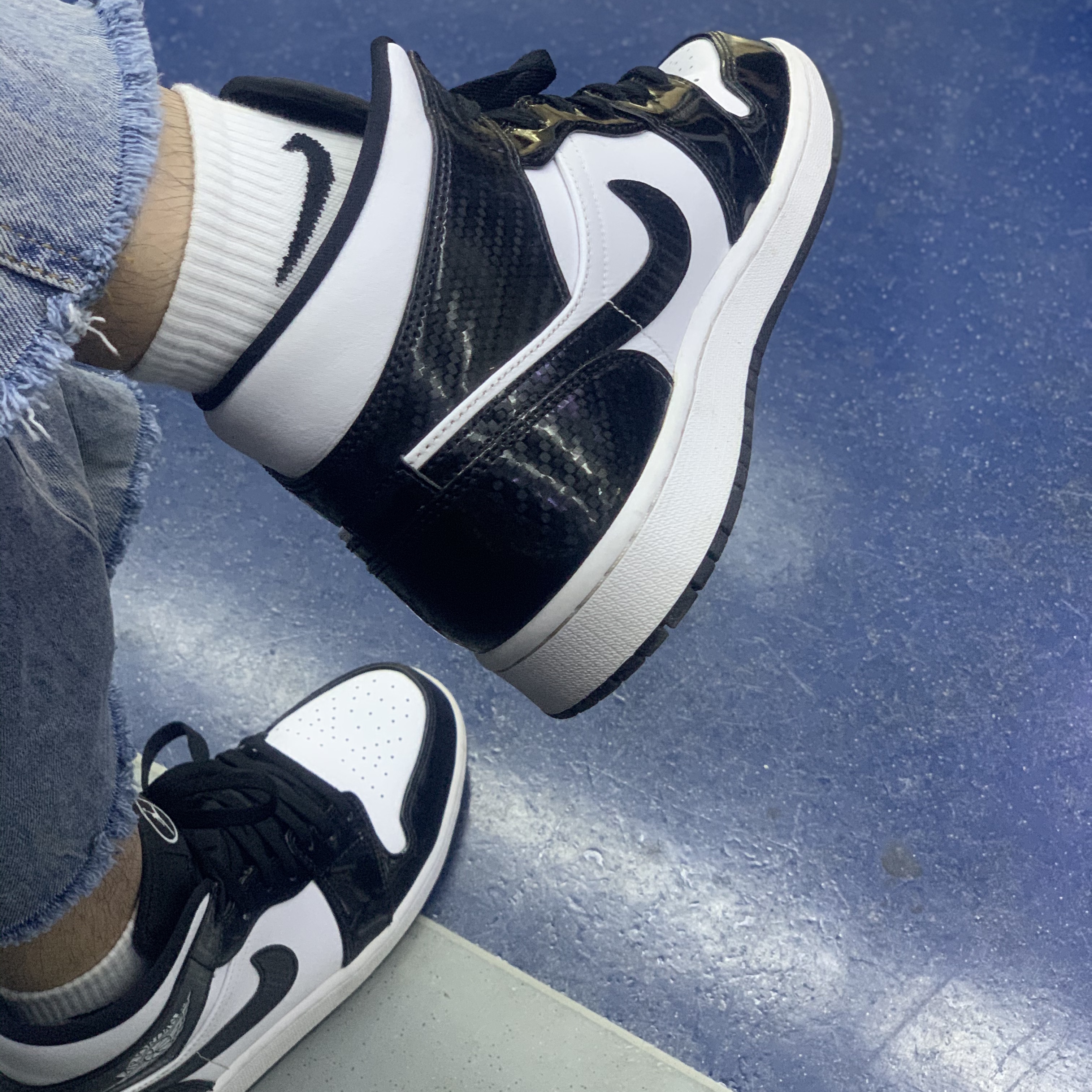 Jordan 1 Mid SE ASW Black 착용 스타일