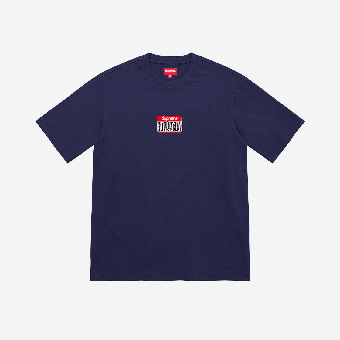 Supreme Gonz Nametag S/S Top Washed Navy - 21FW 상세 이미지 1