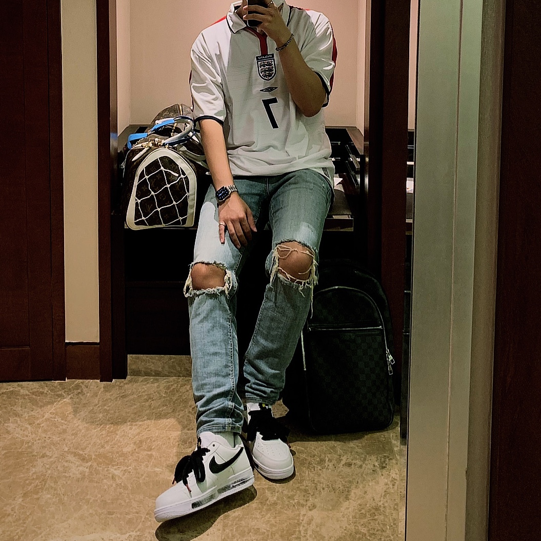 Nike x Peaceminusone Air Force 1 Low Para-Noise 2.0 착용 스타일