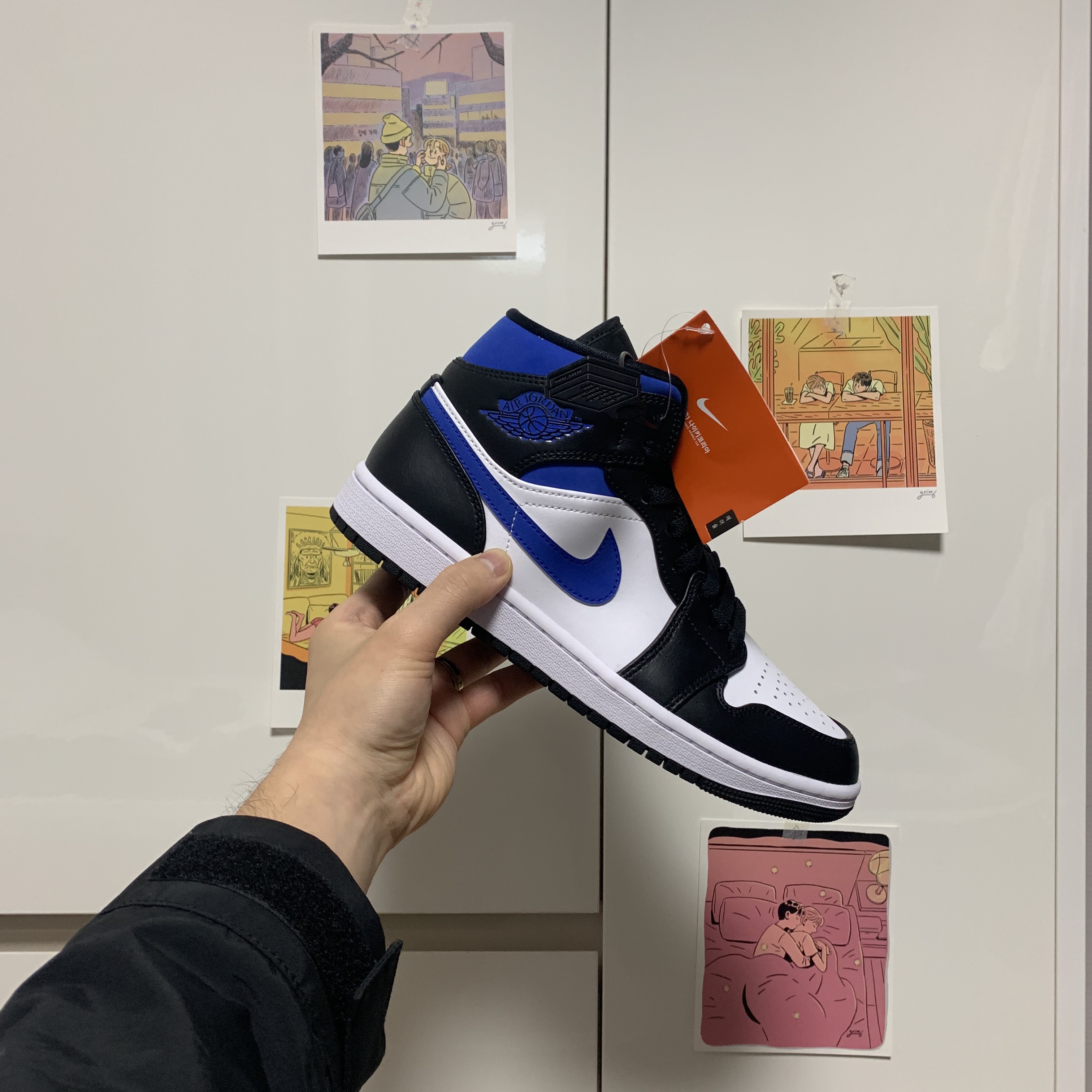 Jordan 1 Mid Racer Blue 착용 스타일