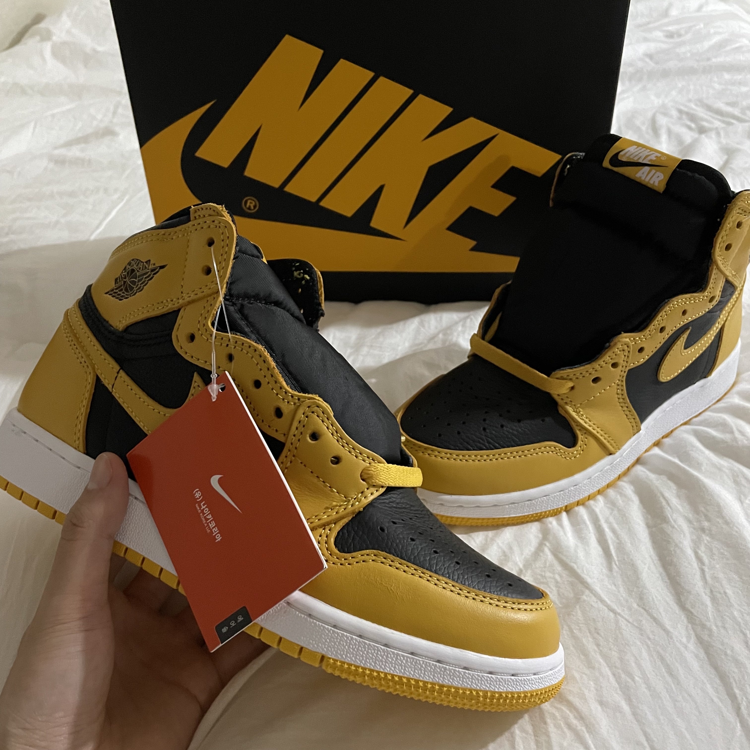 (GS) Jordan 1 Retro High OG Pollen 착용 스타일