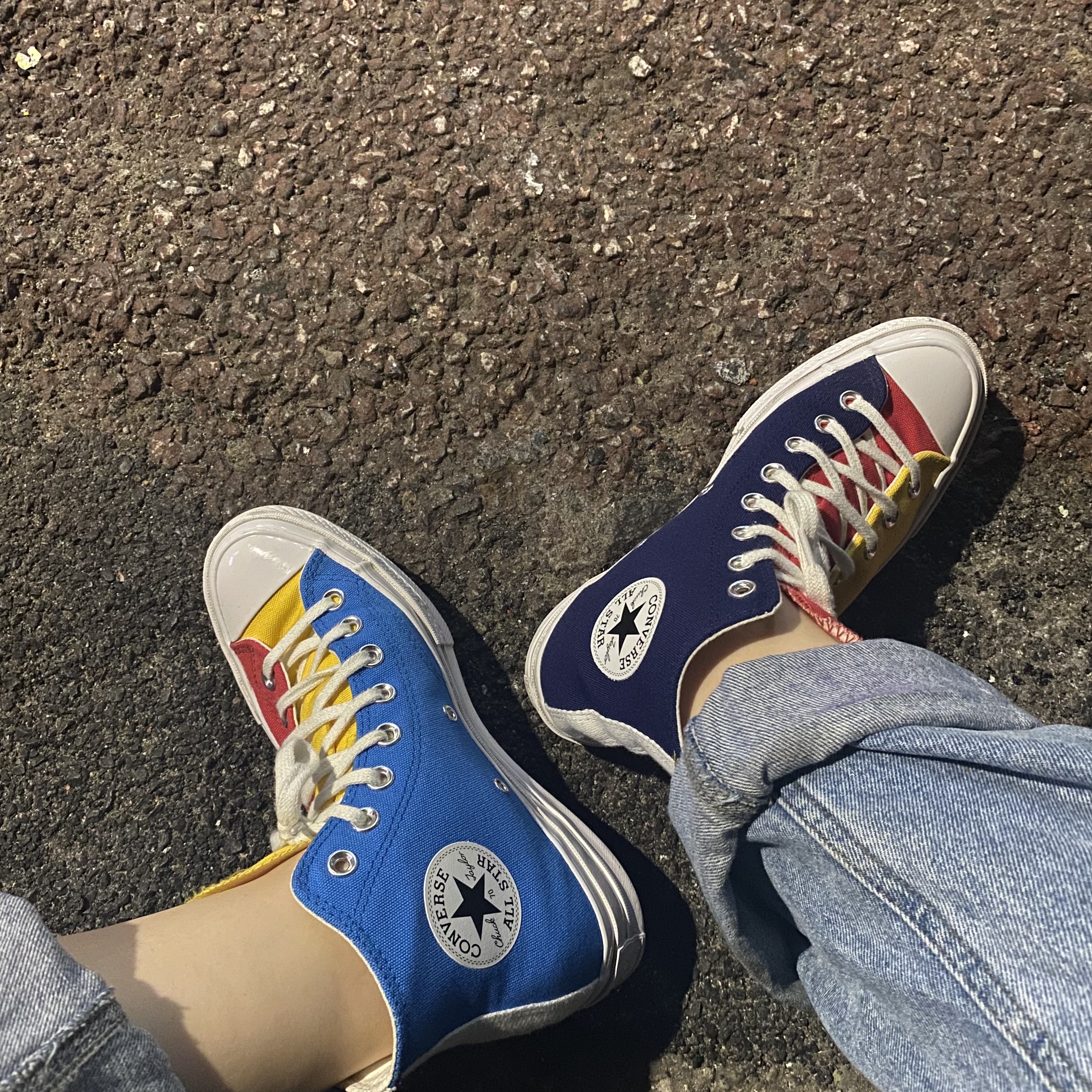 Converse x Golf Wang Chuck 70 Hi Tri-Panel 착용 스타일