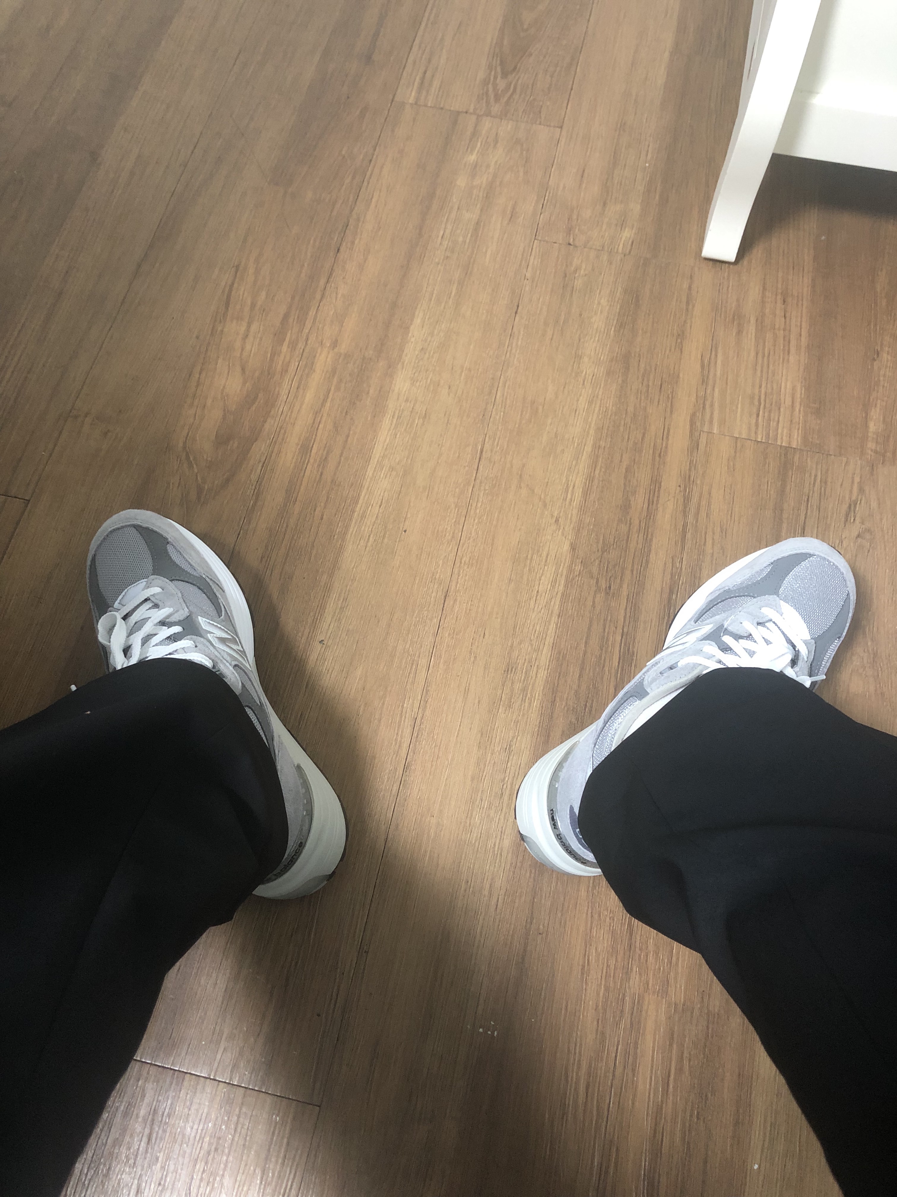 New Balance 992 Made in USA Grey - D Standard 착용 스타일