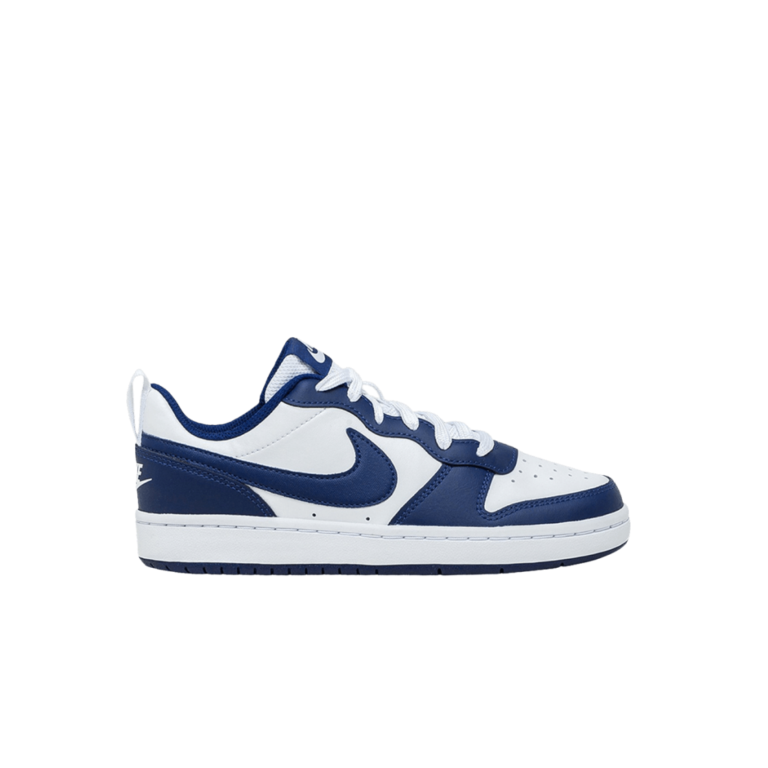 (GS) 나이키 코트 버로우 로우 2 화이트 블루 보이드((GS) Nike Court Borough Low 2 White Blue Void)