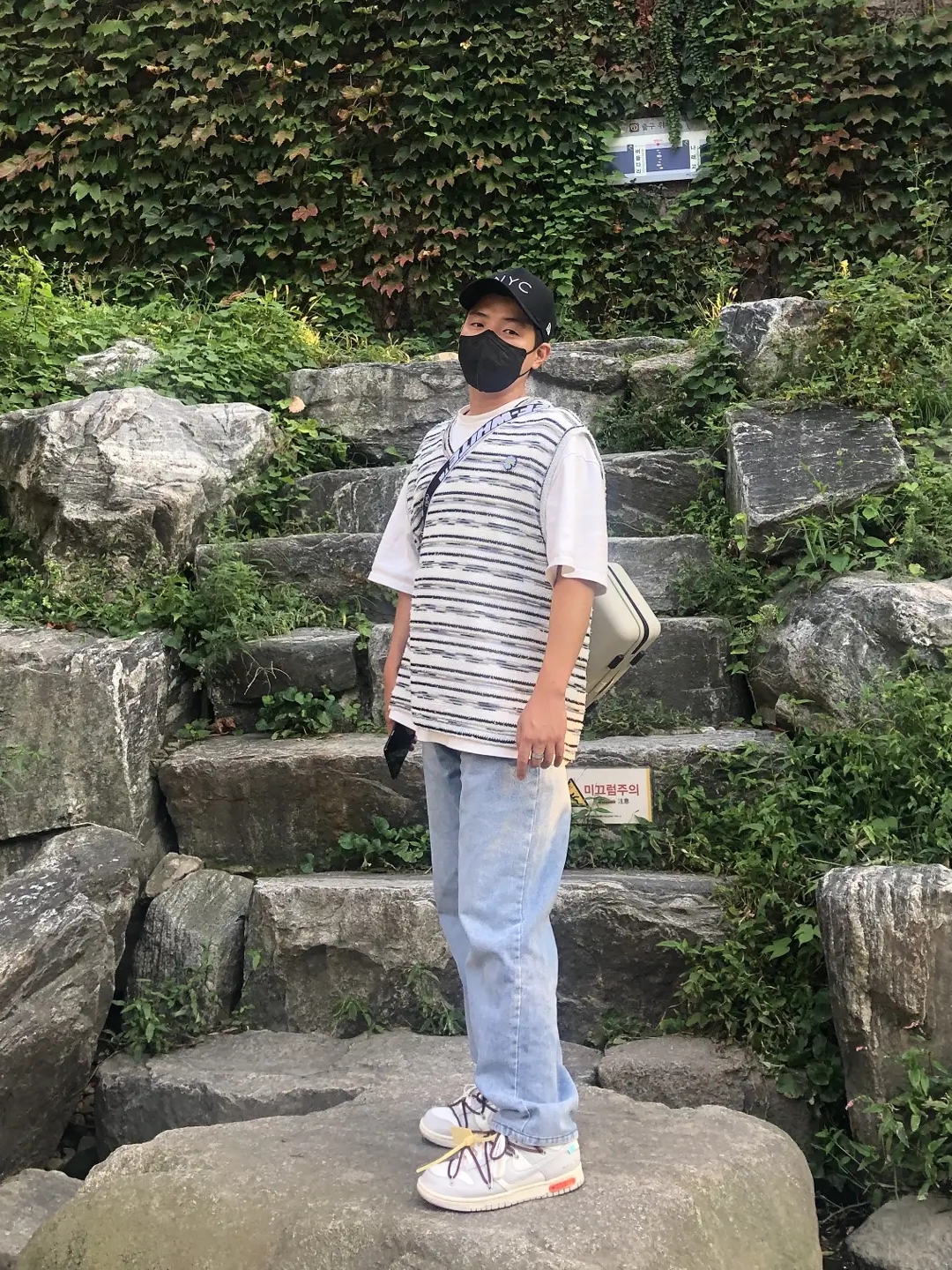 Nike x Off-White Dunk Low The 50 - Lot 46, Off-White x Amore Pacific Protection Box (Without Cosmetics) 착용 스타일