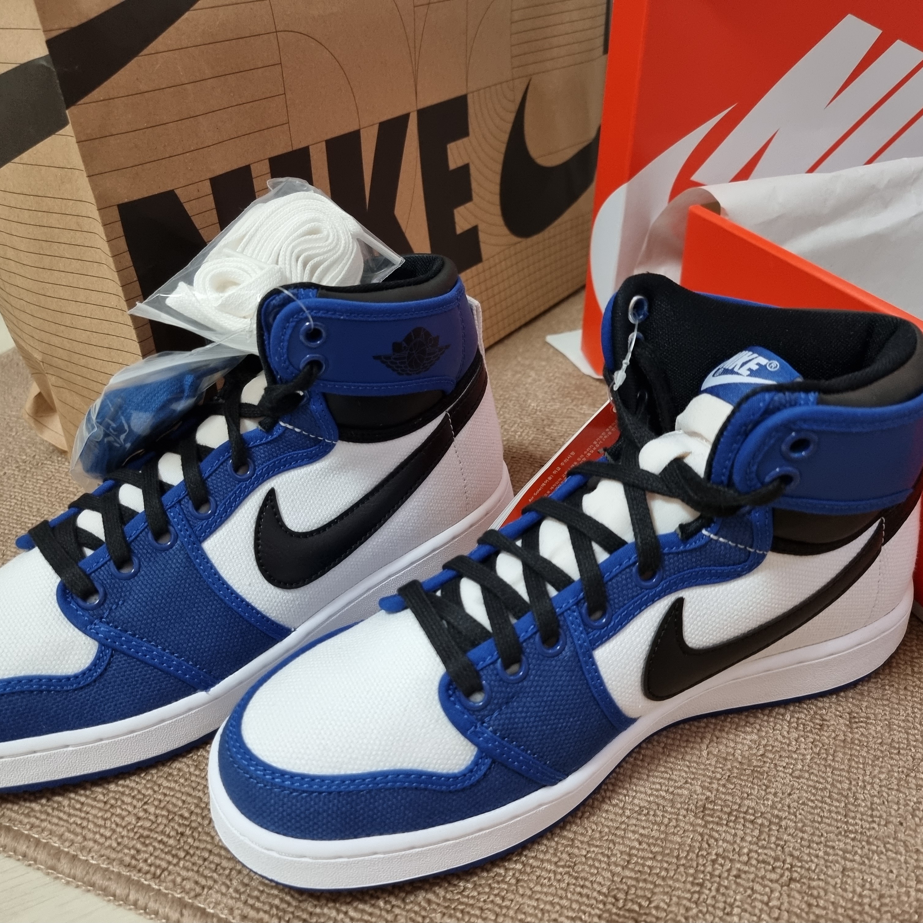 Jordan 1 KO Storm Blue 착용 스타일 - 1