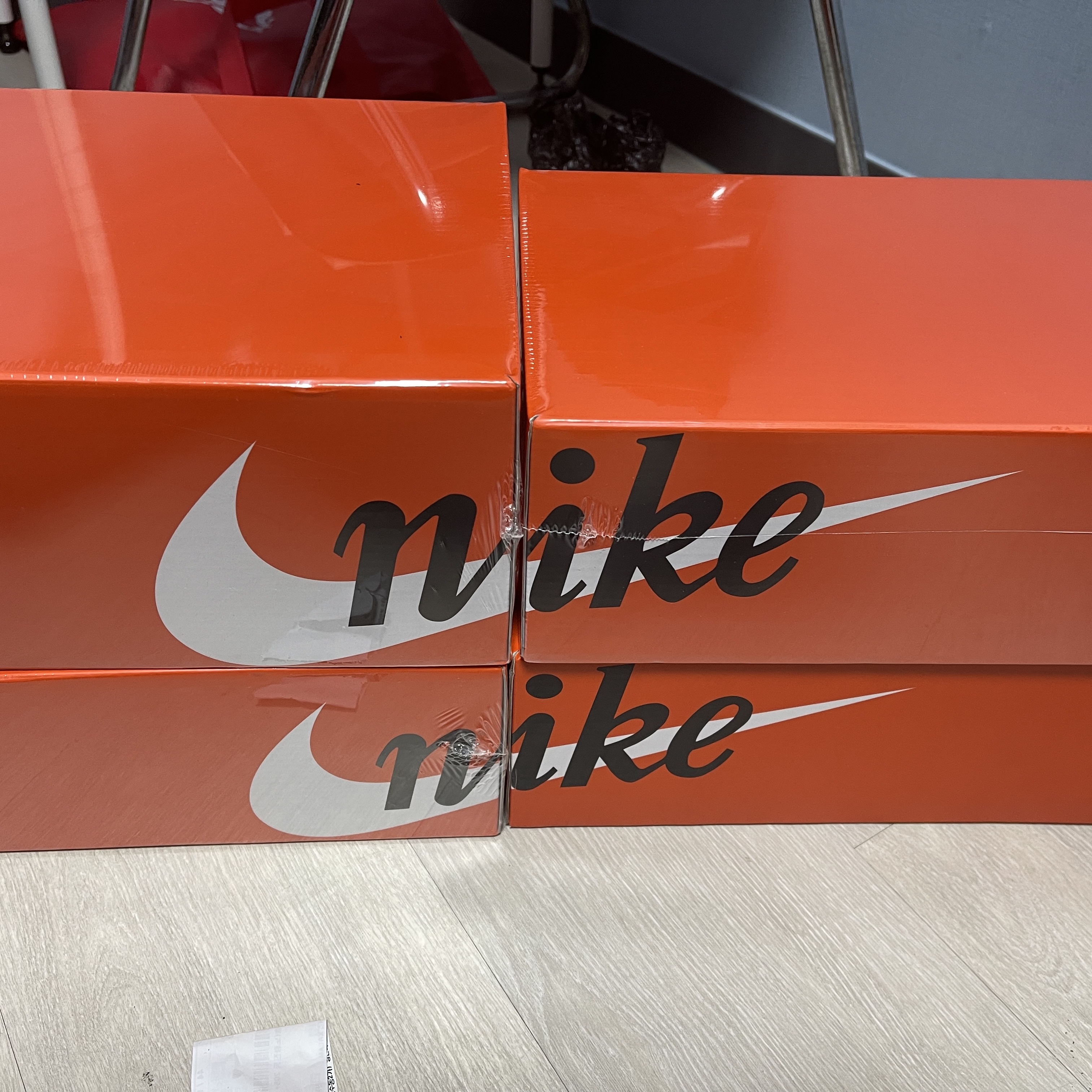 Nike x Sacai VaporWaffle Dark Iris, Nike x Sacai Blazer Low Magma Orange 착용 스타일 - 2