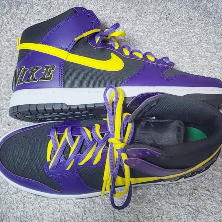 Nike Dunk High PRM EMB Court Purple 착용 스타일