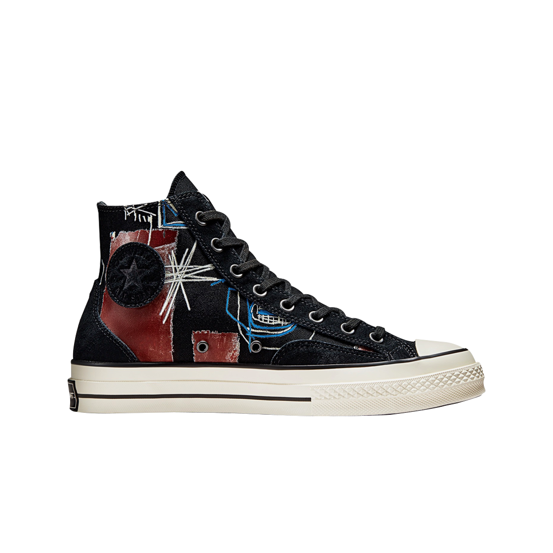 컨버스 x 장미셸 바스키아 척 70 하이 블랙(Converse x Jean-Michel Basquiat Chuck 70 High Black) - 1