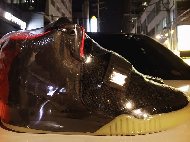 Nike Air Yeezy 2 Red October, Nike Air Yeezy 2 Pure Platinum 착용 스타일 - 3