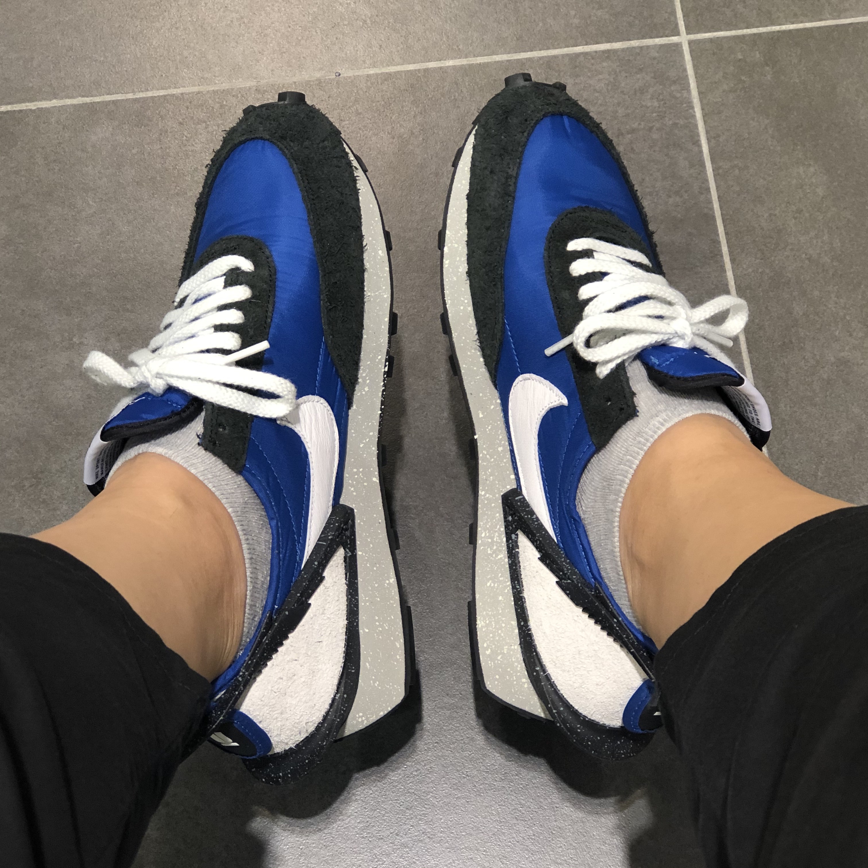 Nike x Undercover Daybreak Blue Jay 착용 스타일